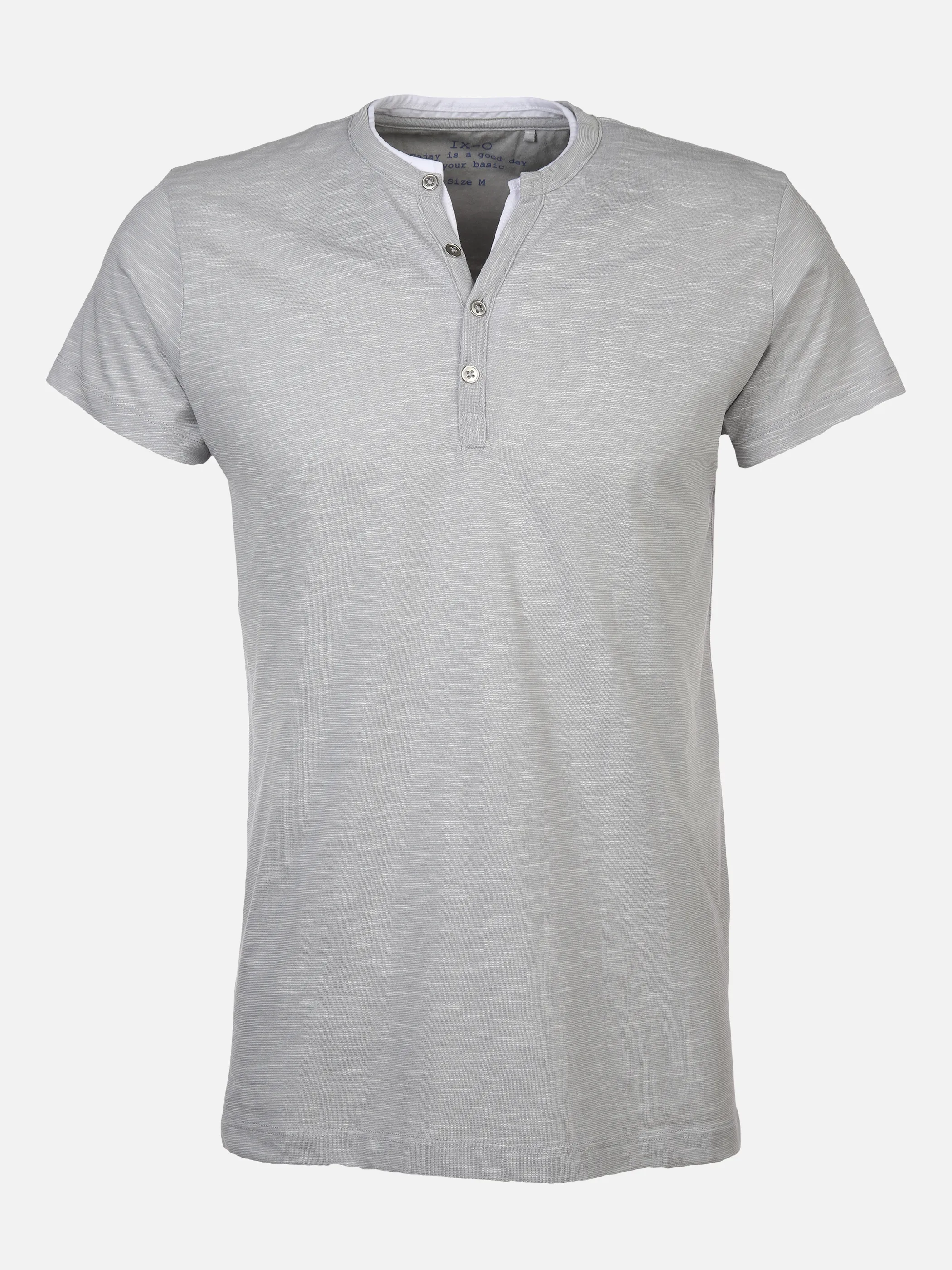 IX-O YF-He-T-Shirt, Serafino Grau 873742 LIGHT GREY 1