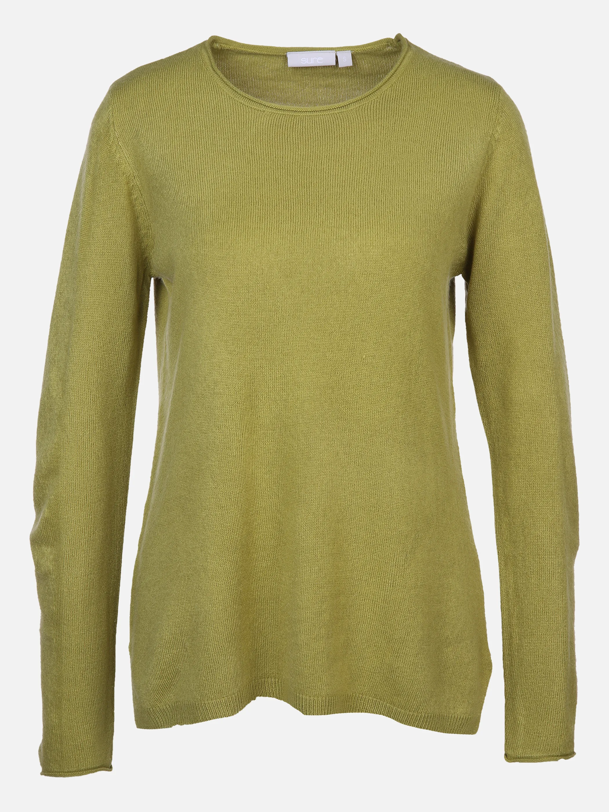 Sure Da-Rundhalspullover cashmere l Grün 866591 OLIVE 1 Sure Da-Rundhalspullover cashmere l Grün 866591 OLIVE 1