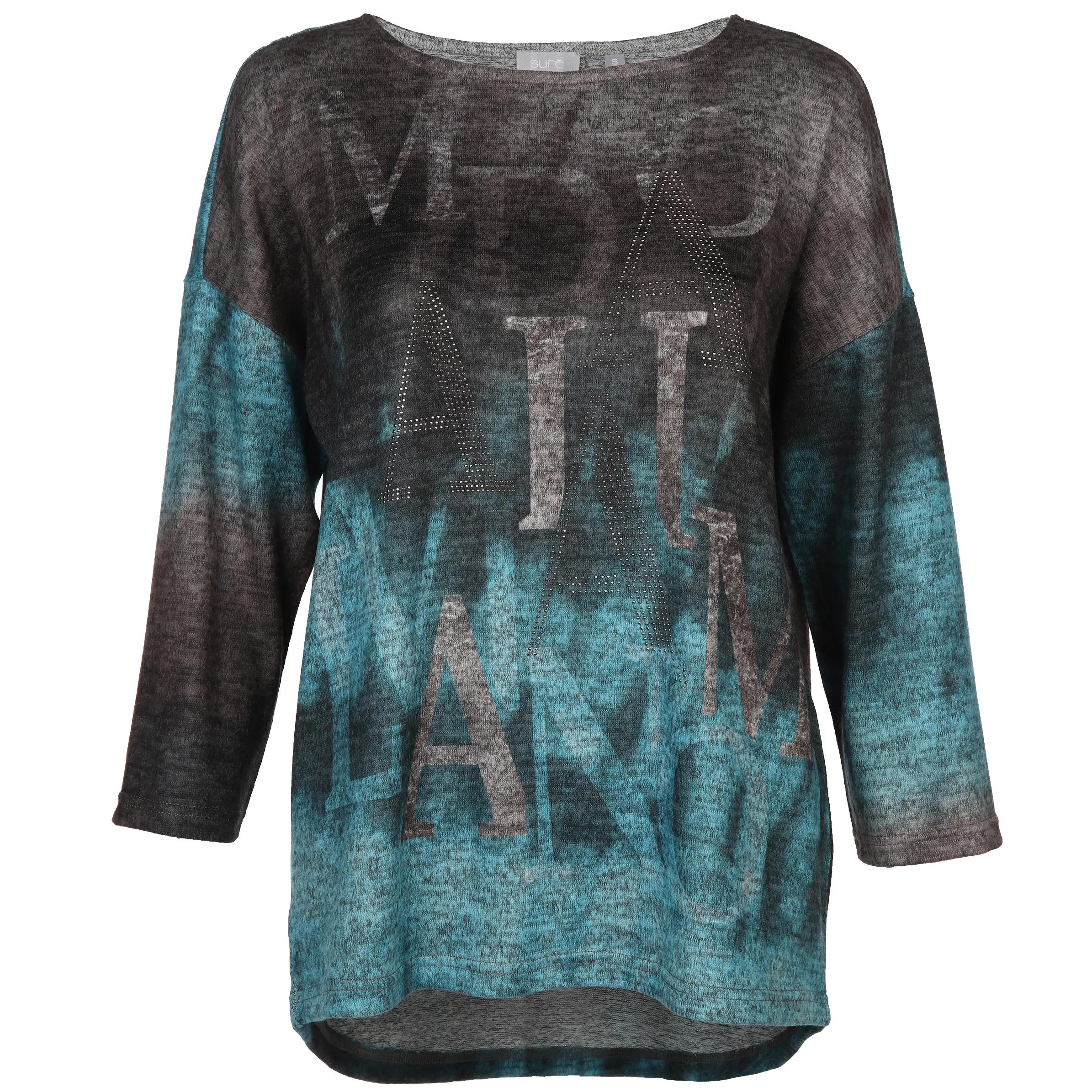Sure Da-Flauschshirt m. Strass Blau 886683 BRIGHT SKY 1 Sure Da-Flauschshirt m. Strass Blau 886683 BRIGHT SKY 1