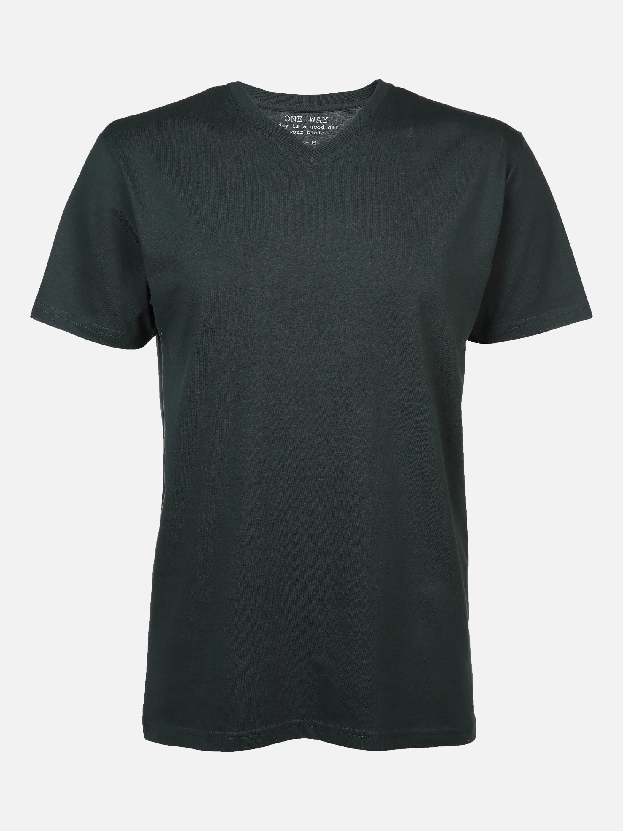 One Way YF-He-T-Shirt, Basic Grün 869559 GREEN 1