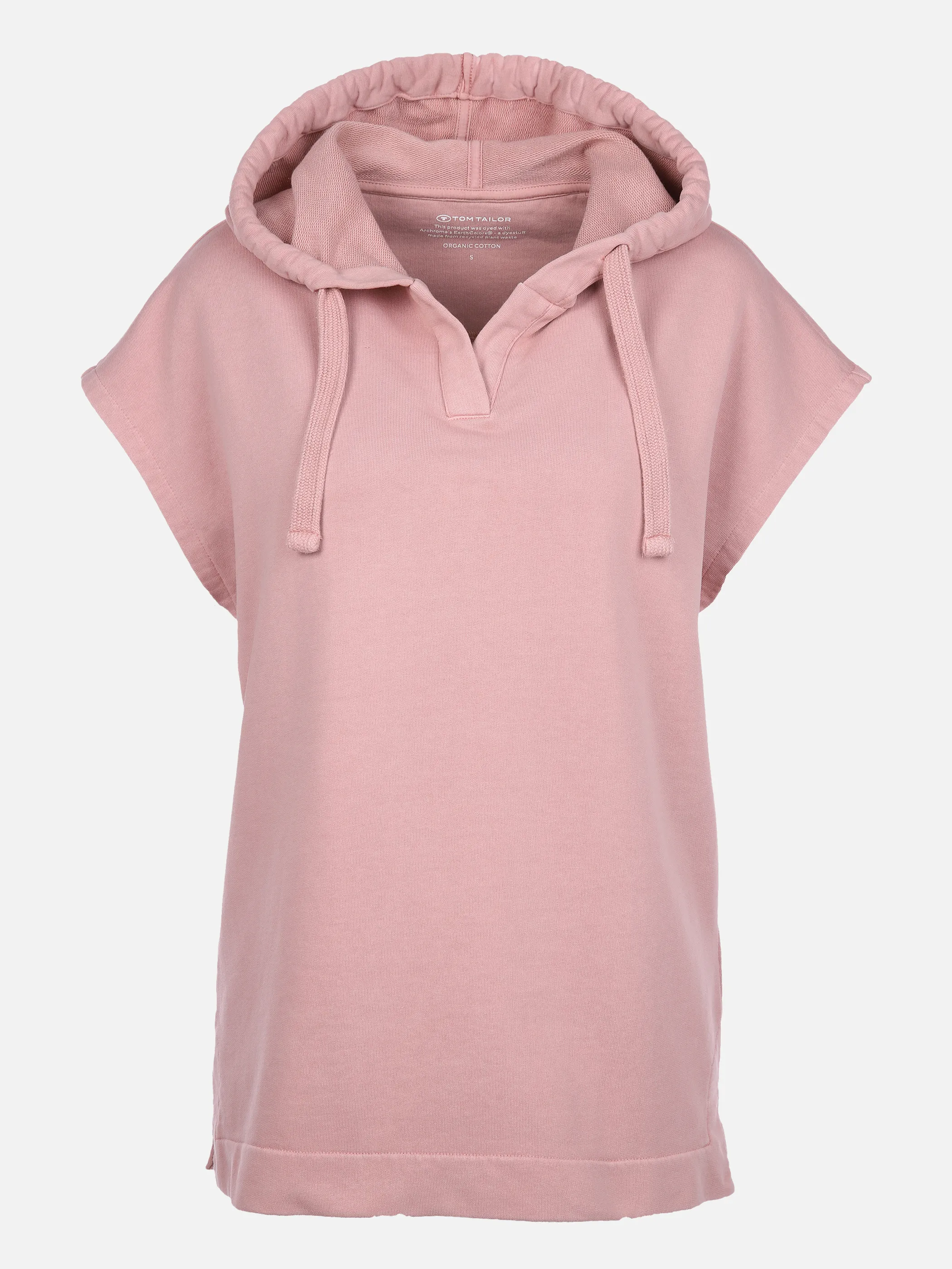 Tom Tailor 1032214 natural dye hooded swe Rosa 865230 29515 1