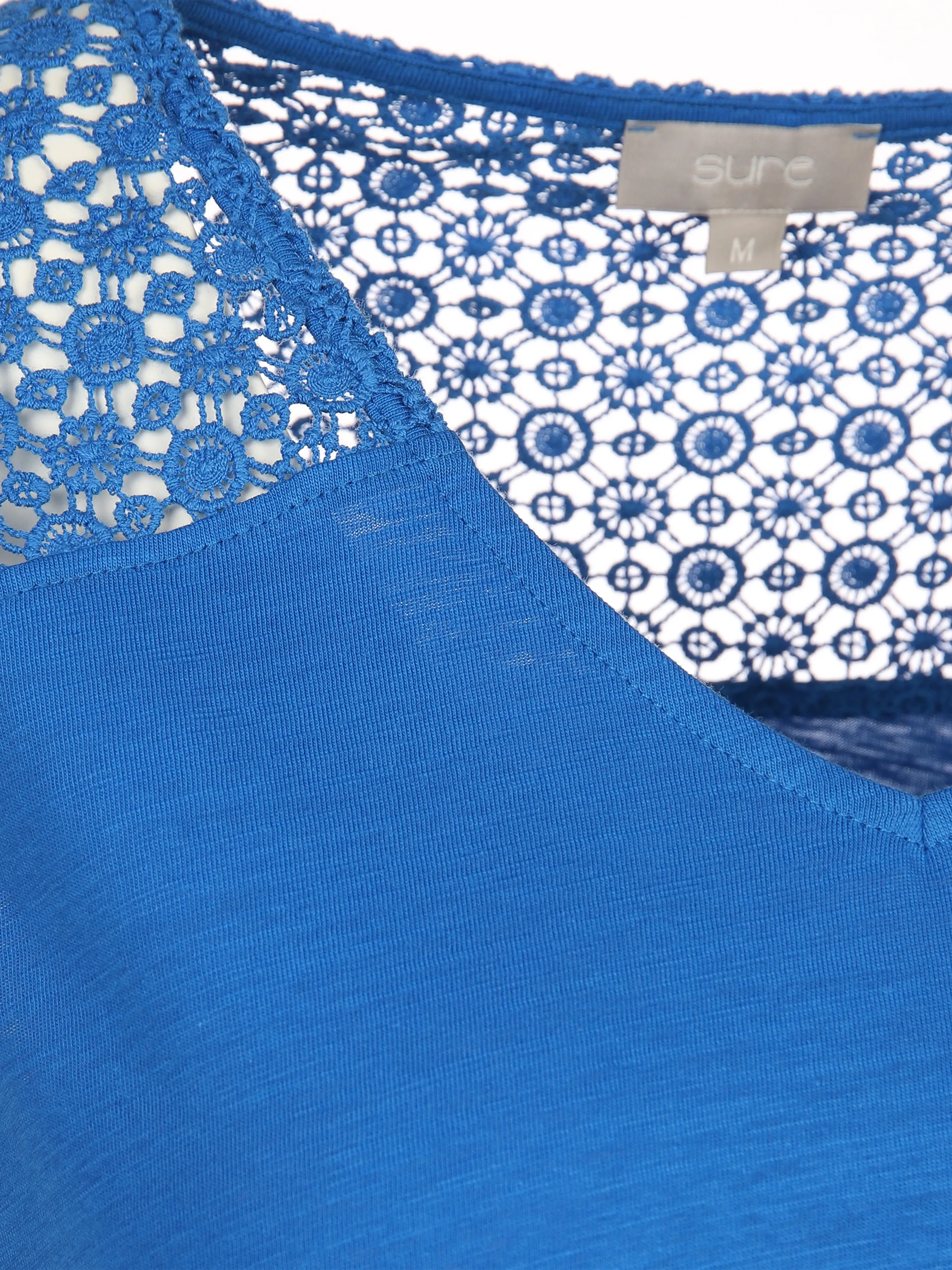 Sure Da-Tank-Top m.Spitze Blau 873512 SEA BLUE 3 Sure Da-Tank-Top m.Spitze Blau 873512 SEA BLUE 3