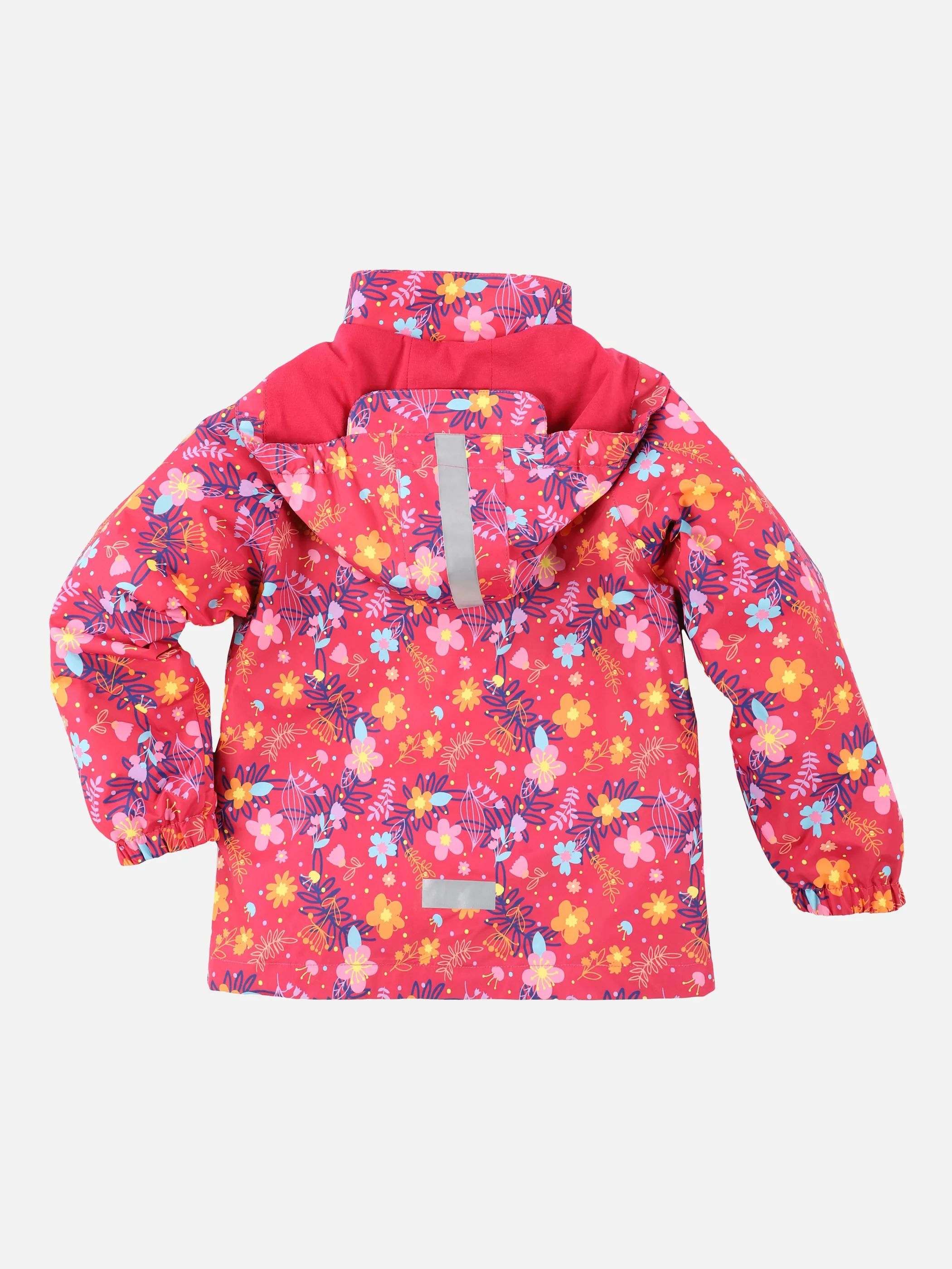 Stop + Go MG-Regenjacke m. Kapuze Pink 873769 AOP BLUMEN 2