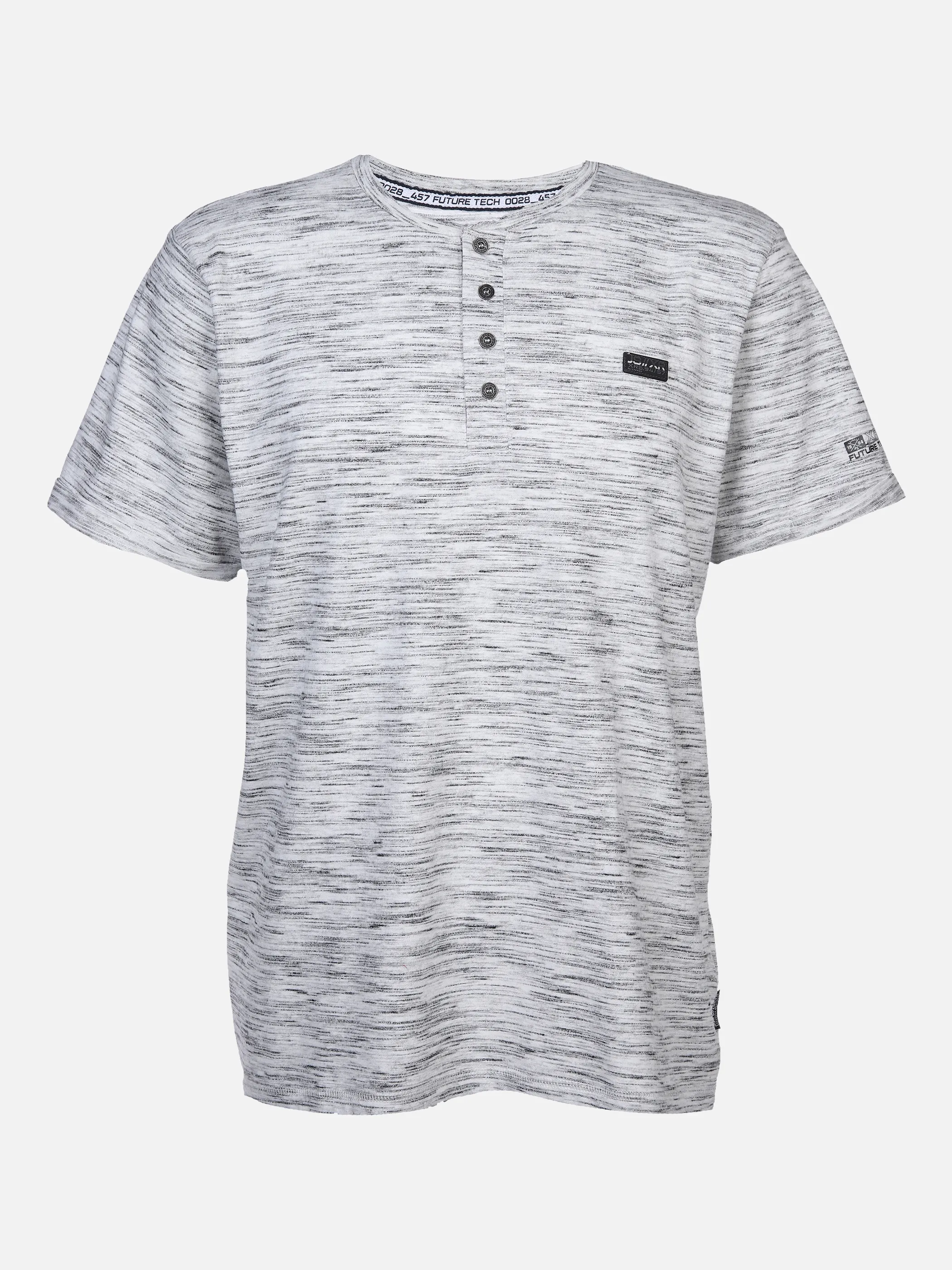 Jim Spencer He. Henleyshirt 1/2 Arm inject Weiß 863507 ECRU 1 Jim Spencer He. Henleyshirt 1/2 Arm inject Weiß 863507 ECRU 1