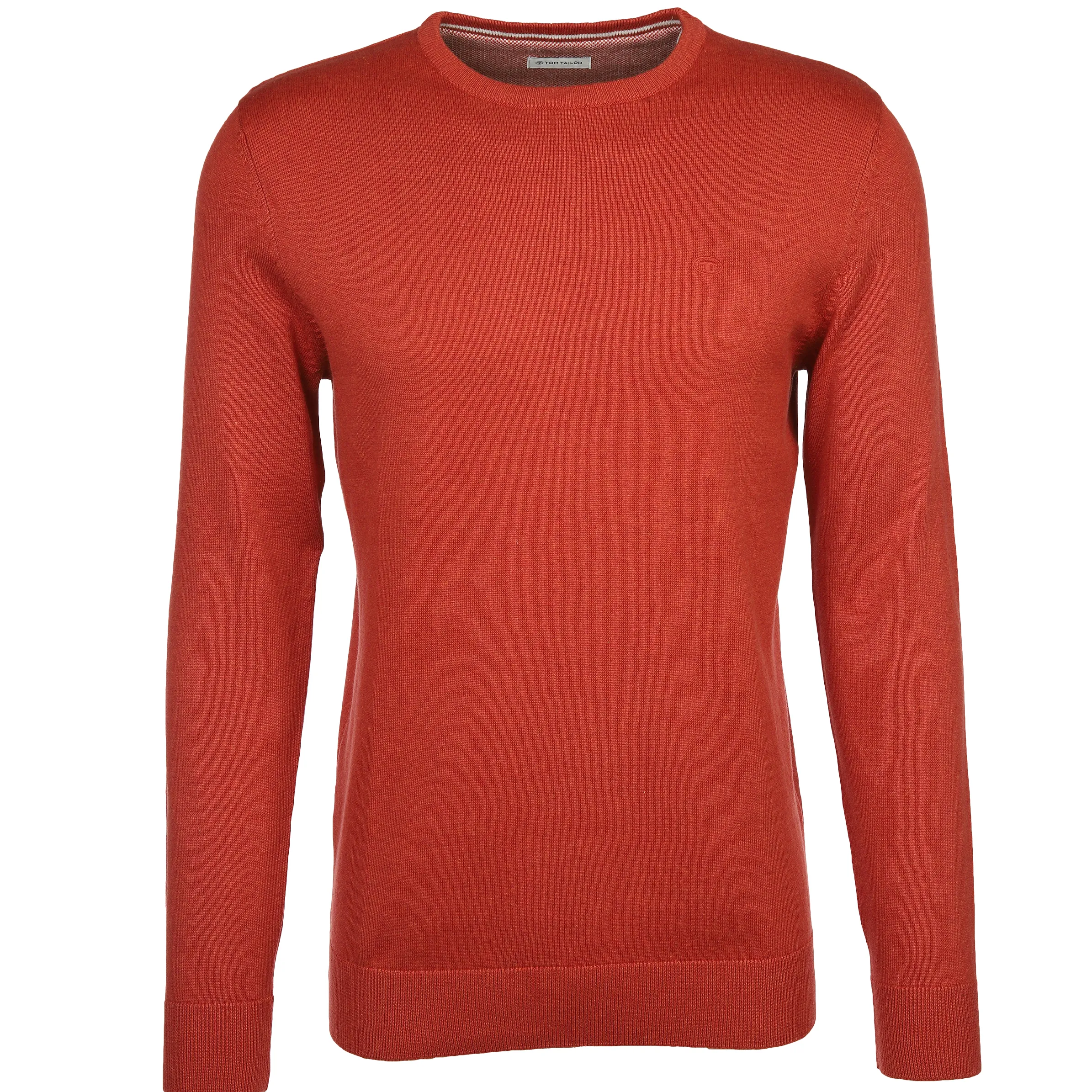 Tom Tailor 1027661 basic crew neck sweate Rot 857004 32720 1