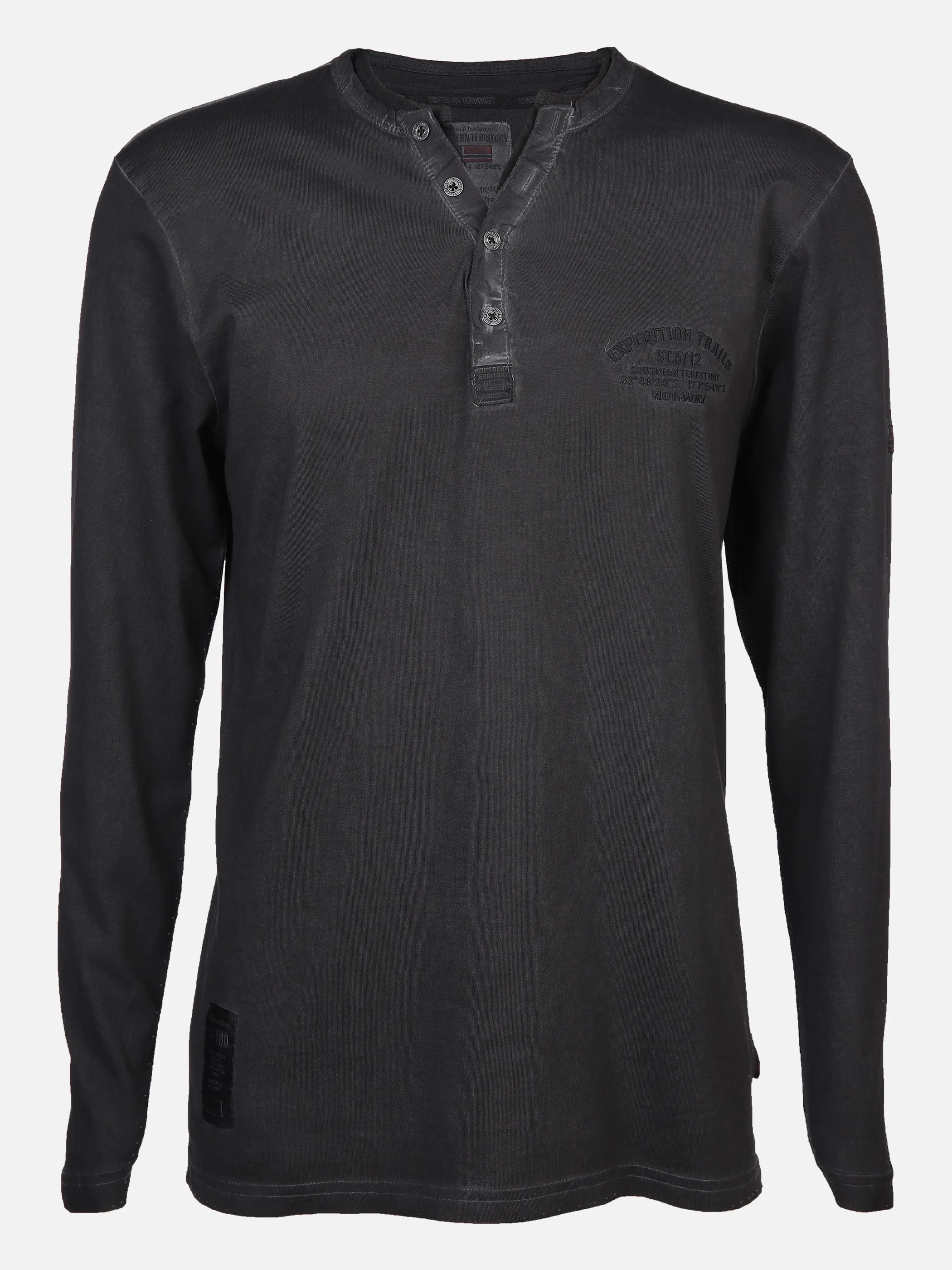 Southern Territory He. Henleyshirt 1/1 Arm Stick Schwarz 869285 BLACK 1 Southern Territory He. Henleyshirt 1/1 Arm Stick Schwarz 869285 BLACK 1