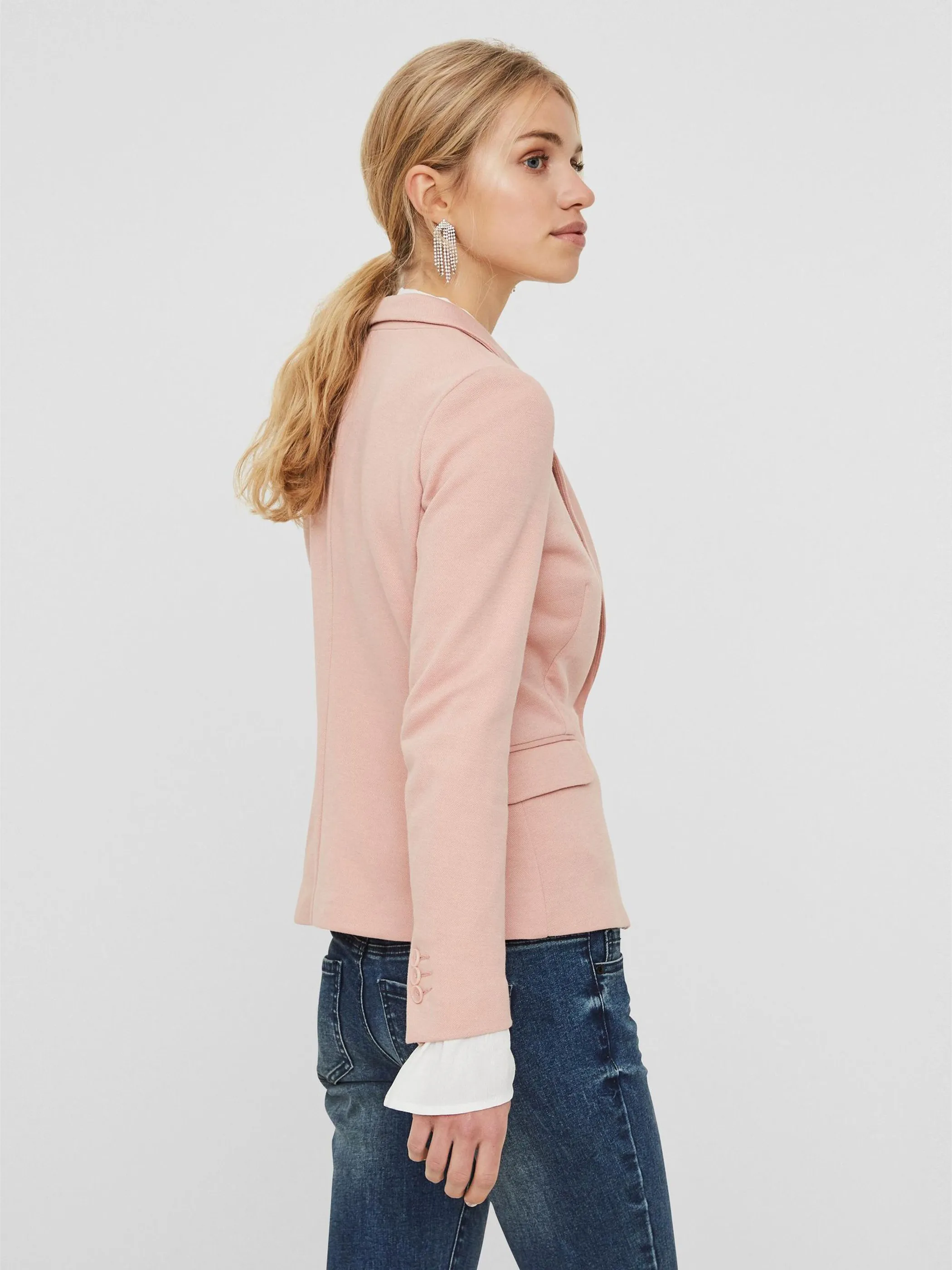 Vero Moda 10154123 VMJULIA LS BLAZER DNM Rosa 723587 206790 4