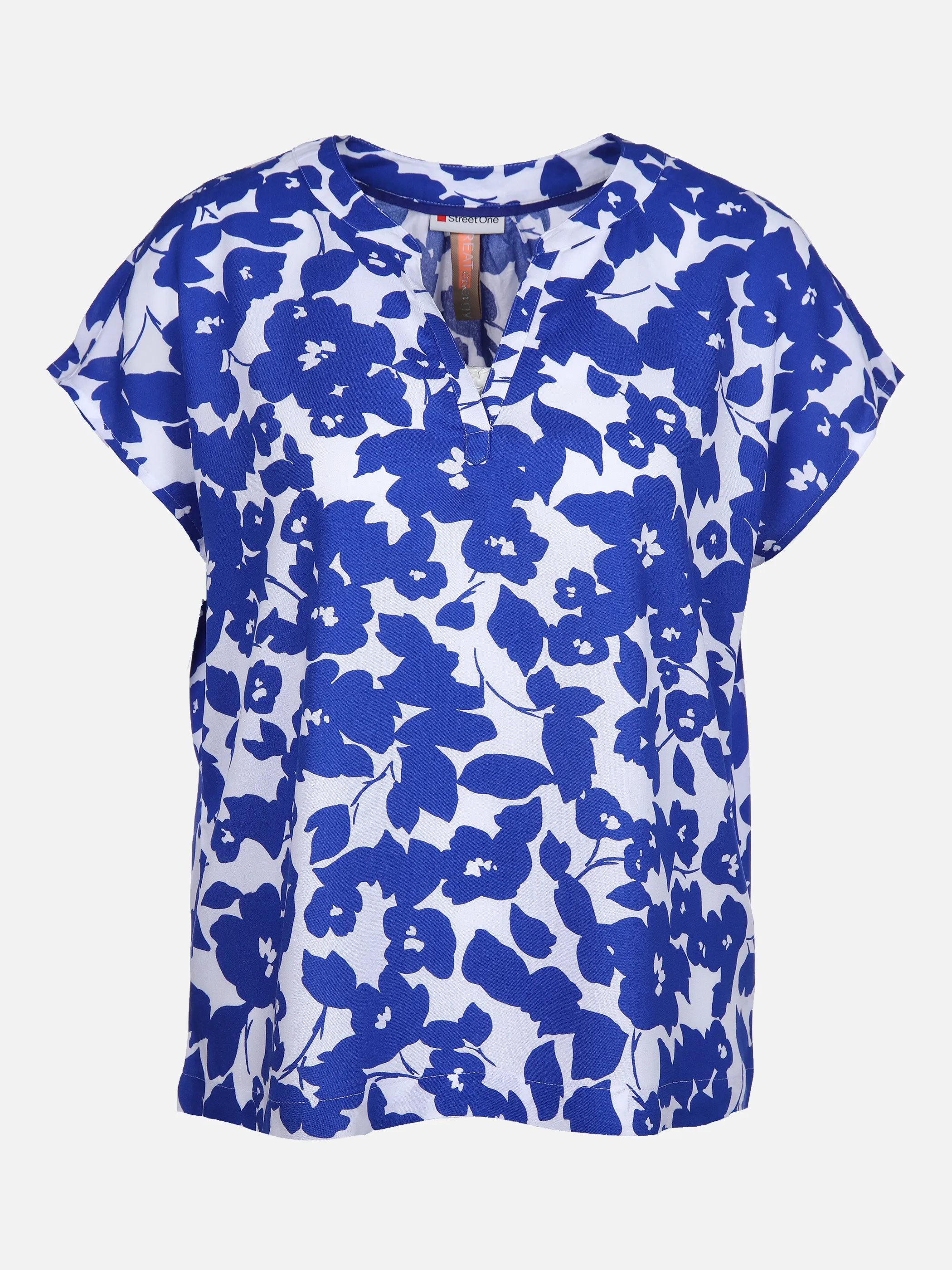 Street One A343208 LTD QR Printed shirtbl Blau 867394 23800 1