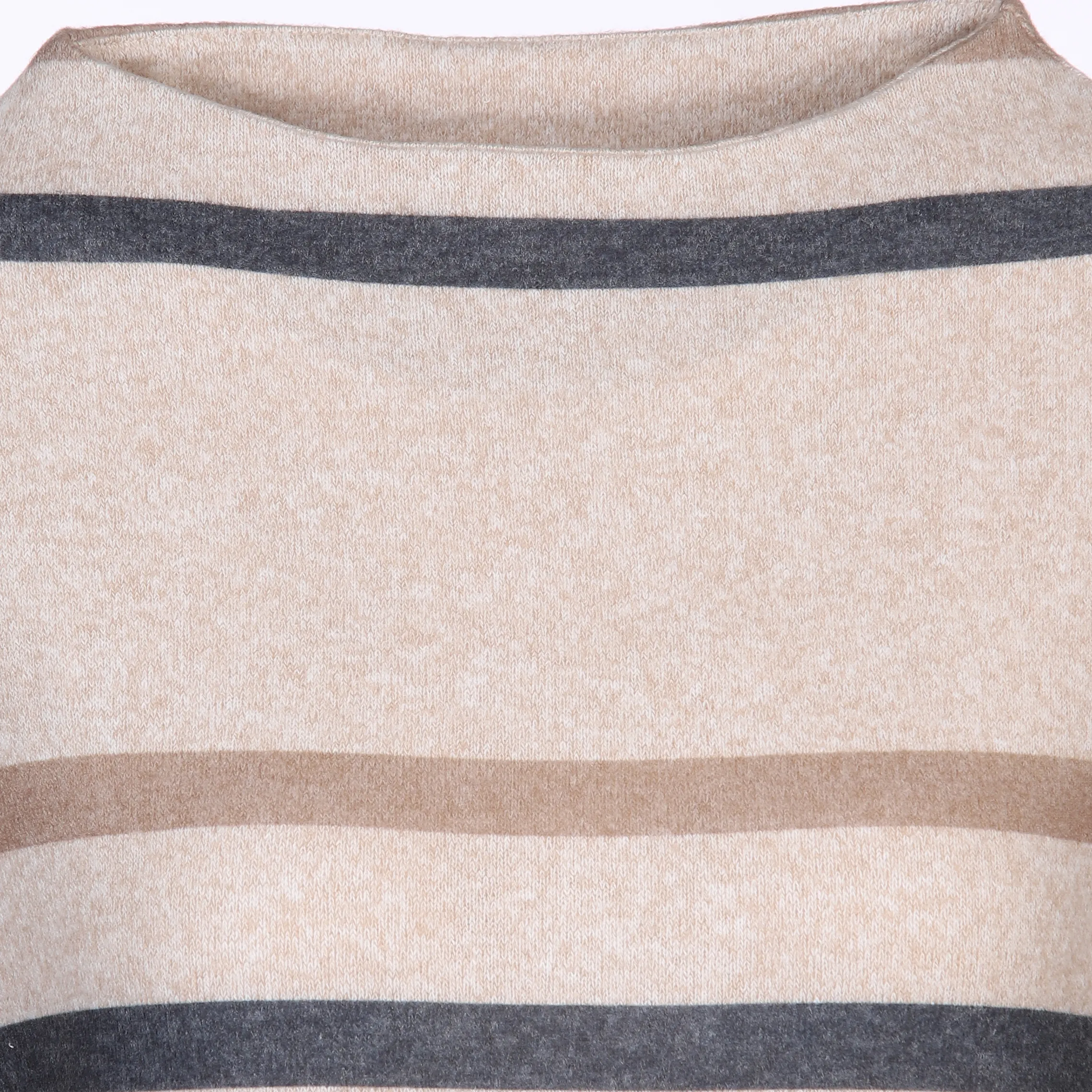 Sure Da- Flauschshirt m. Streifendr Beige 886184 BEERE MEL 3 Sure Da- Flauschshirt m. Streifendr Beige 886184 BEERE MEL 3
