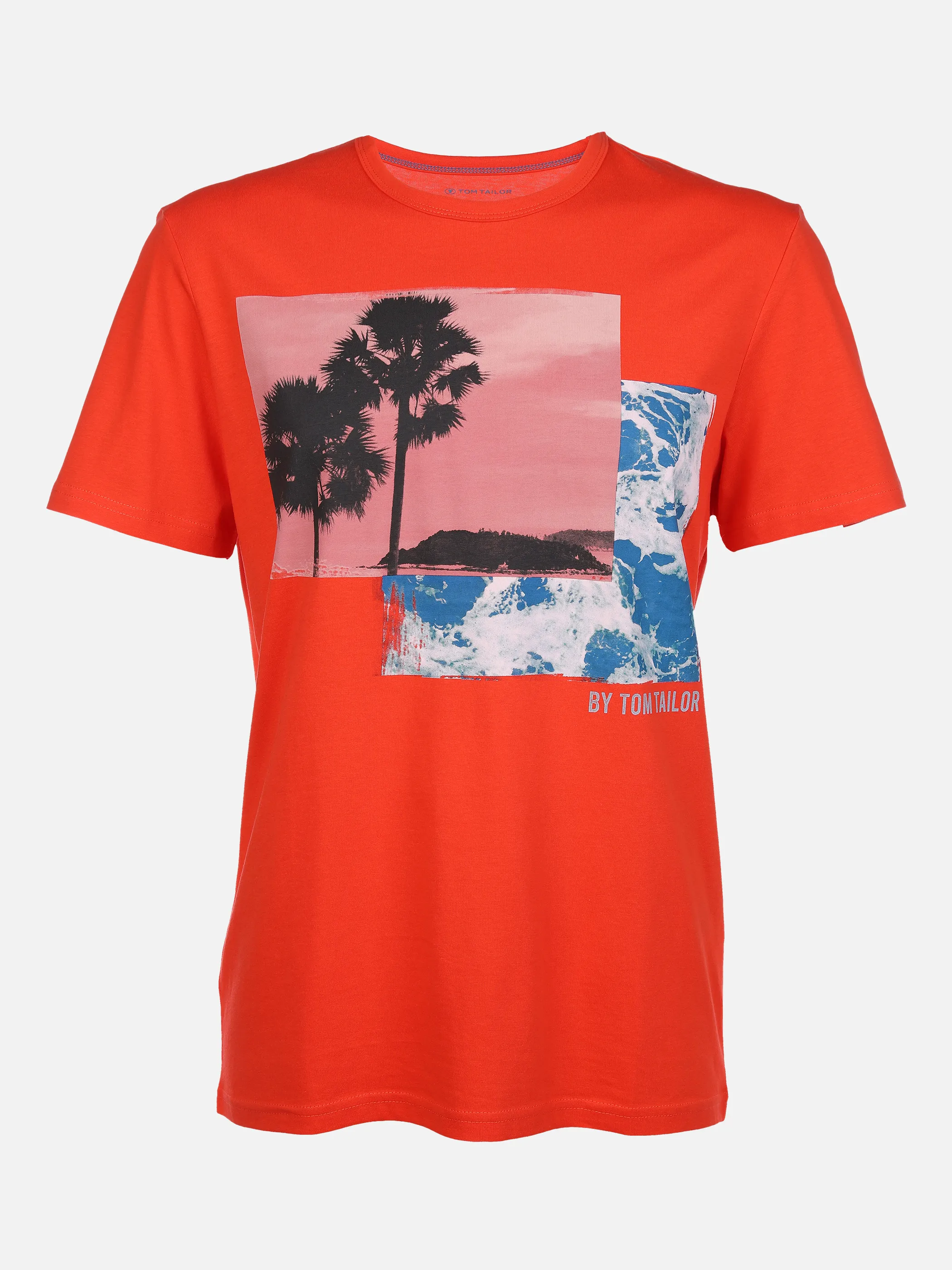 Tom Tailor 1031584 crewneck photoprint t- Rot 865792 10524 1 Tom Tailor 1031584 crewneck photoprint t- Rot 865792 10524 1