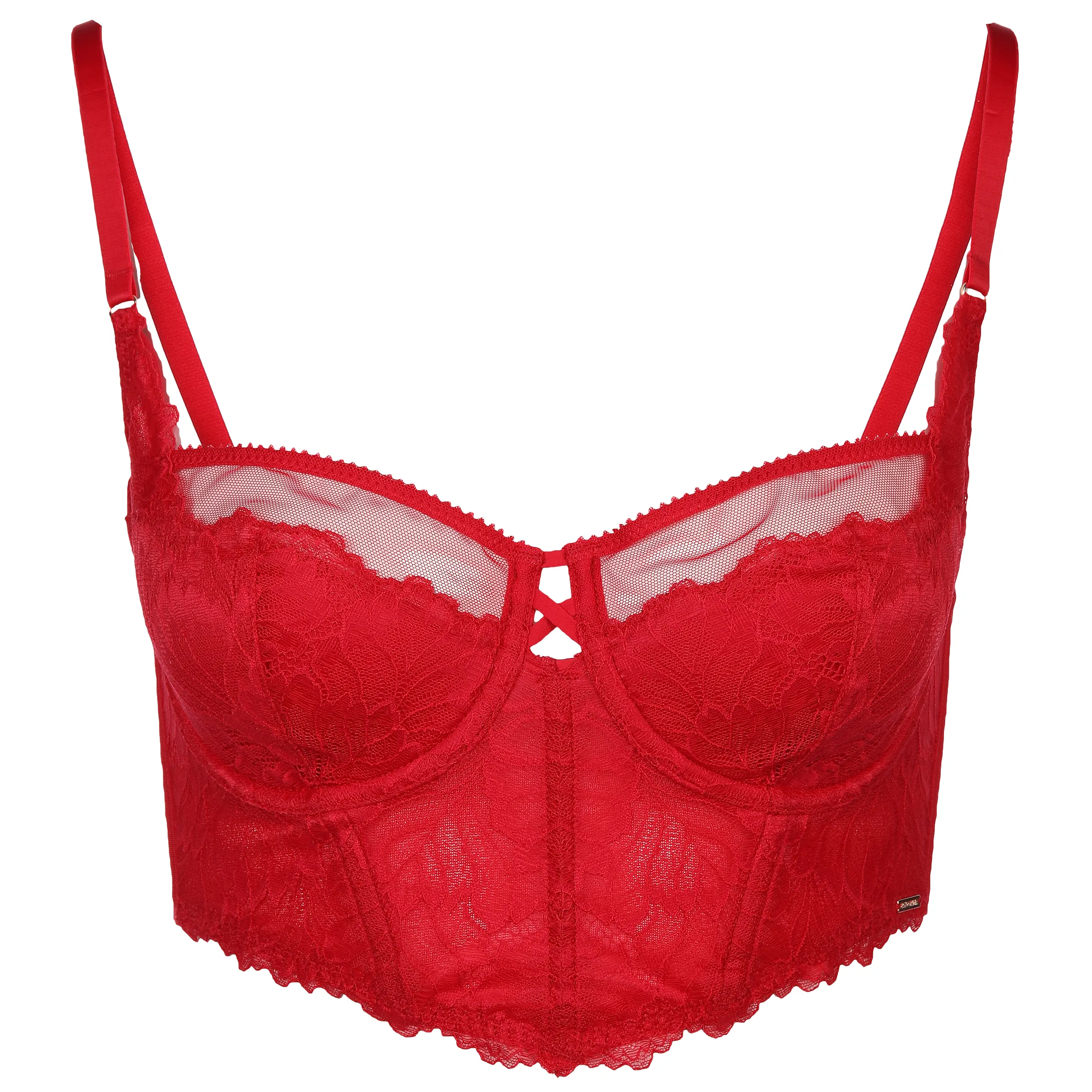 Dorina Da Bustier Esme mit Spitze Rot 885868 ROT 1