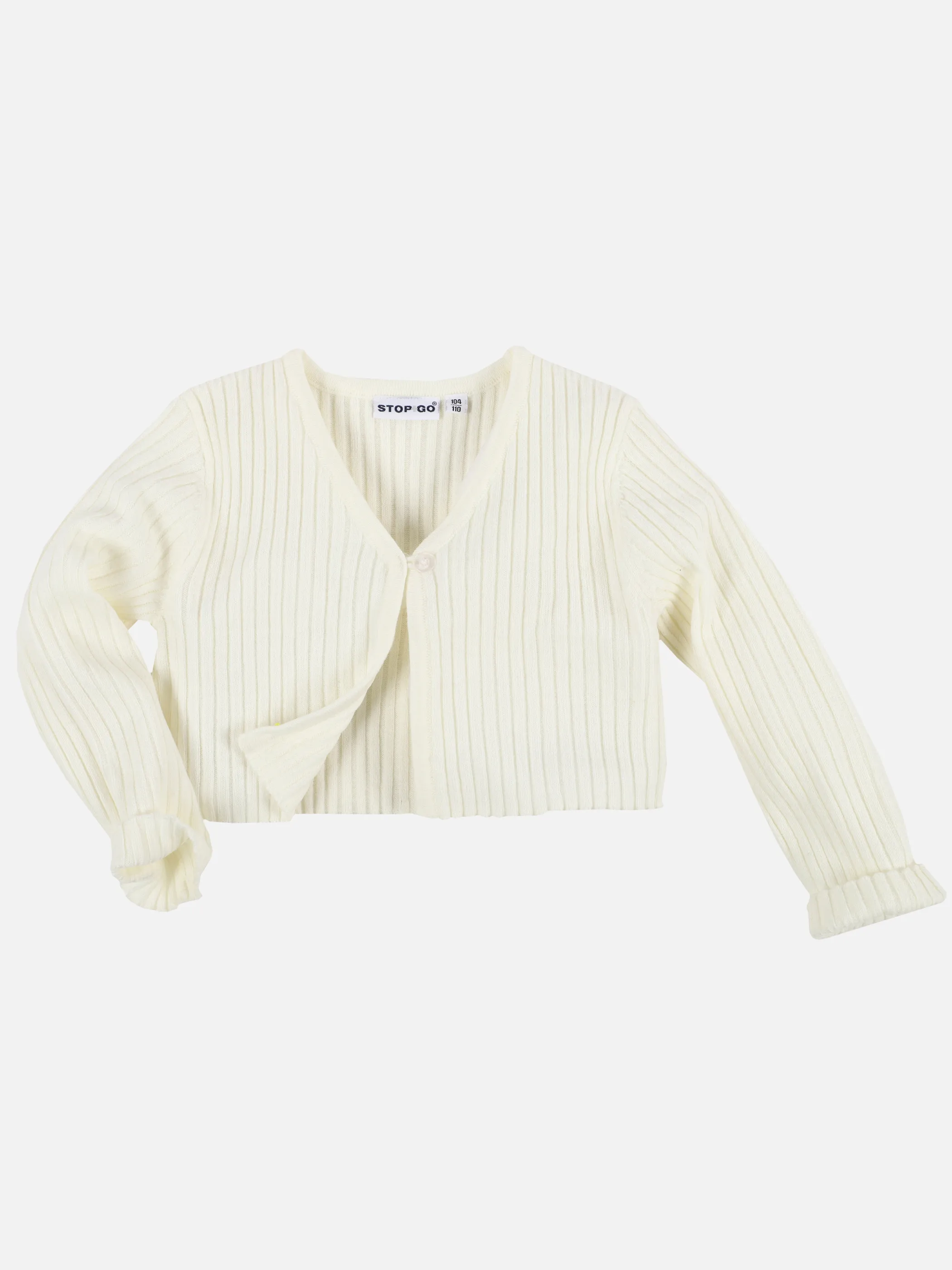 Stop + Go JM langarm Strick Bolero in off white Weiß 890812 OFFWHITE 1