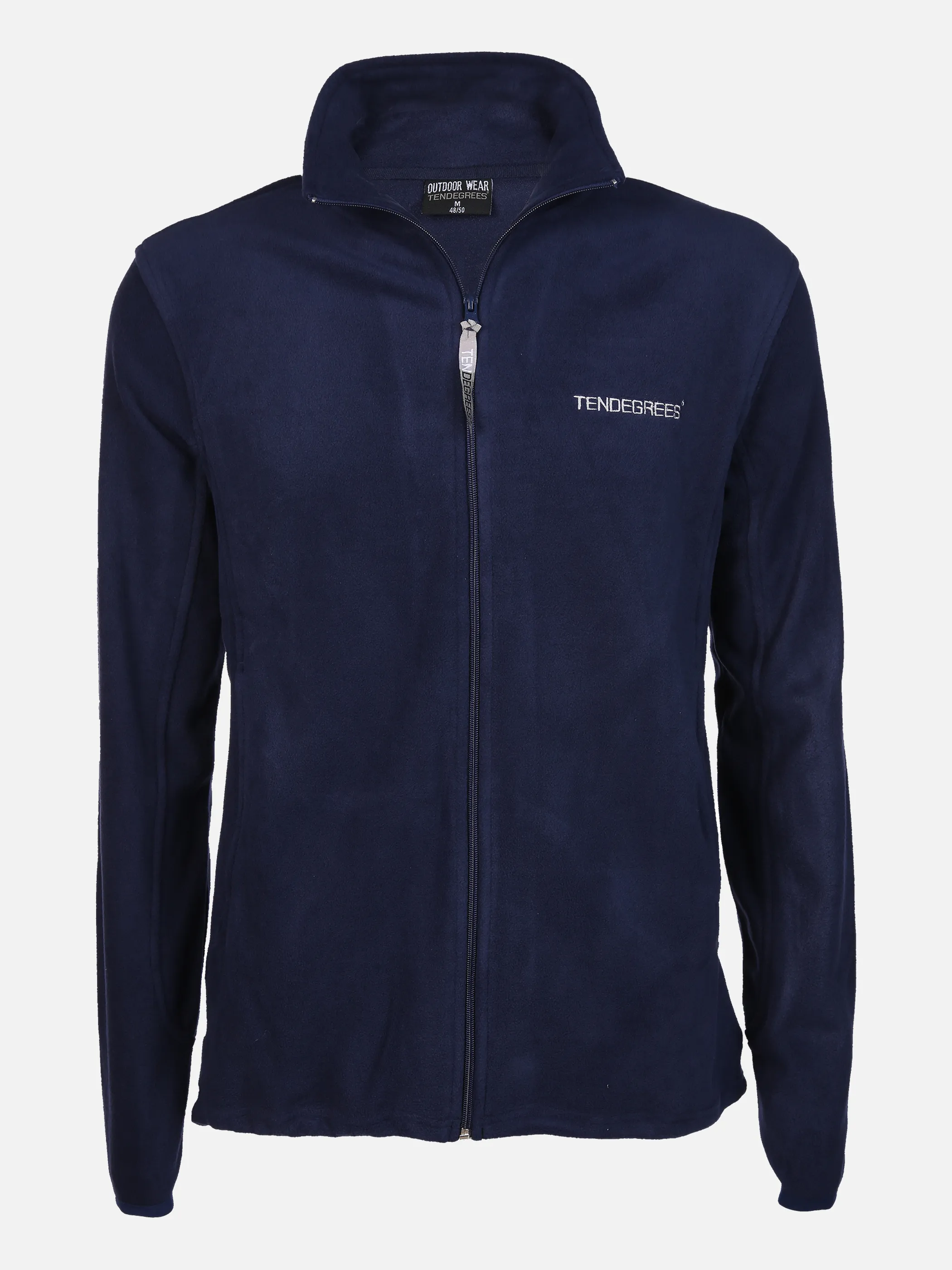 Ten Degrees He-Micro-Fleecejacke mit Stehk Blau 859219 NAVY 1