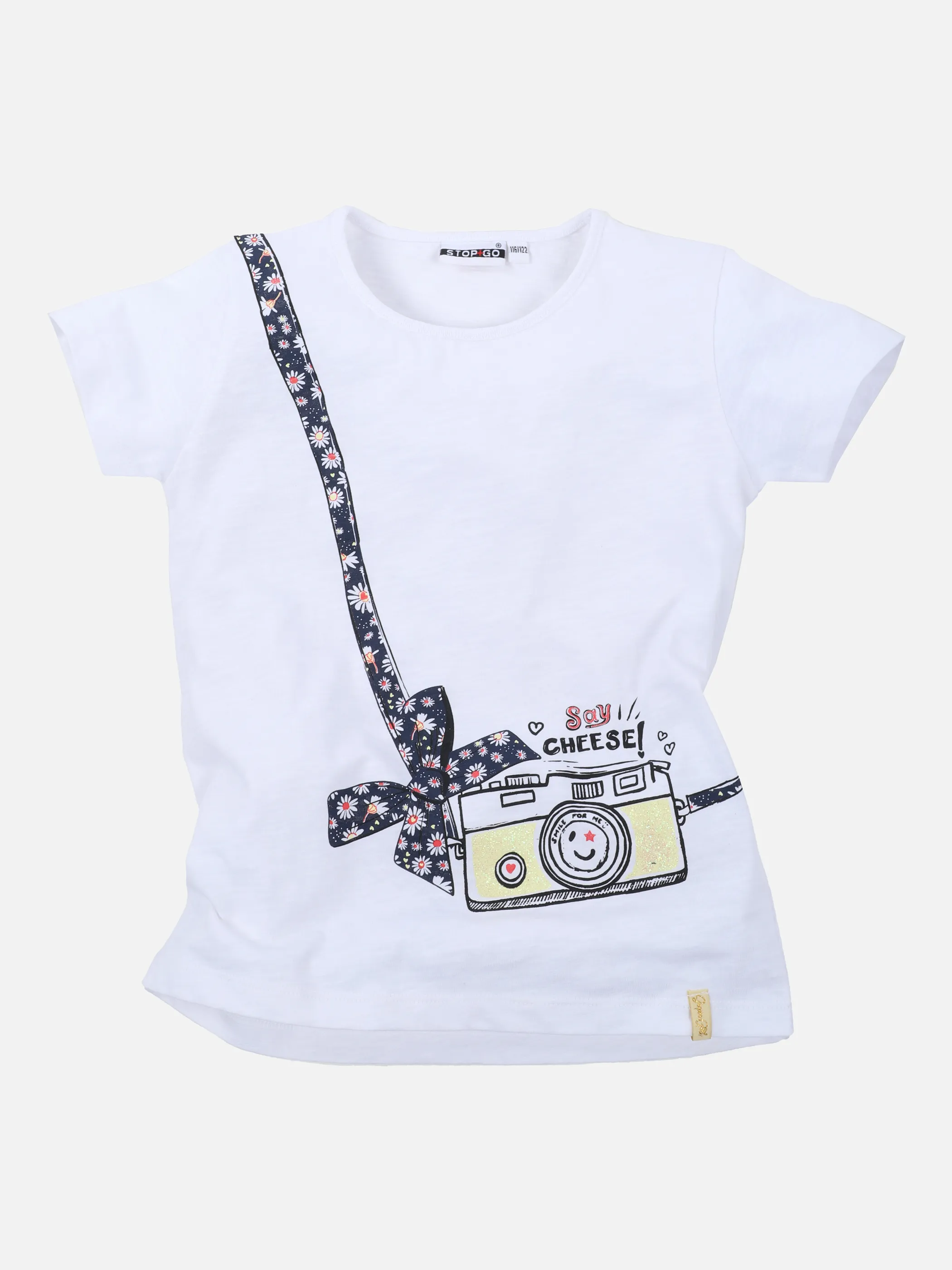 Stop + Go MG TShirt in weiß mit Front- Weiß 862806 WEIß 1 Stop + Go MG TShirt in weiß mit Front- Weiß 862806 WEIß 1