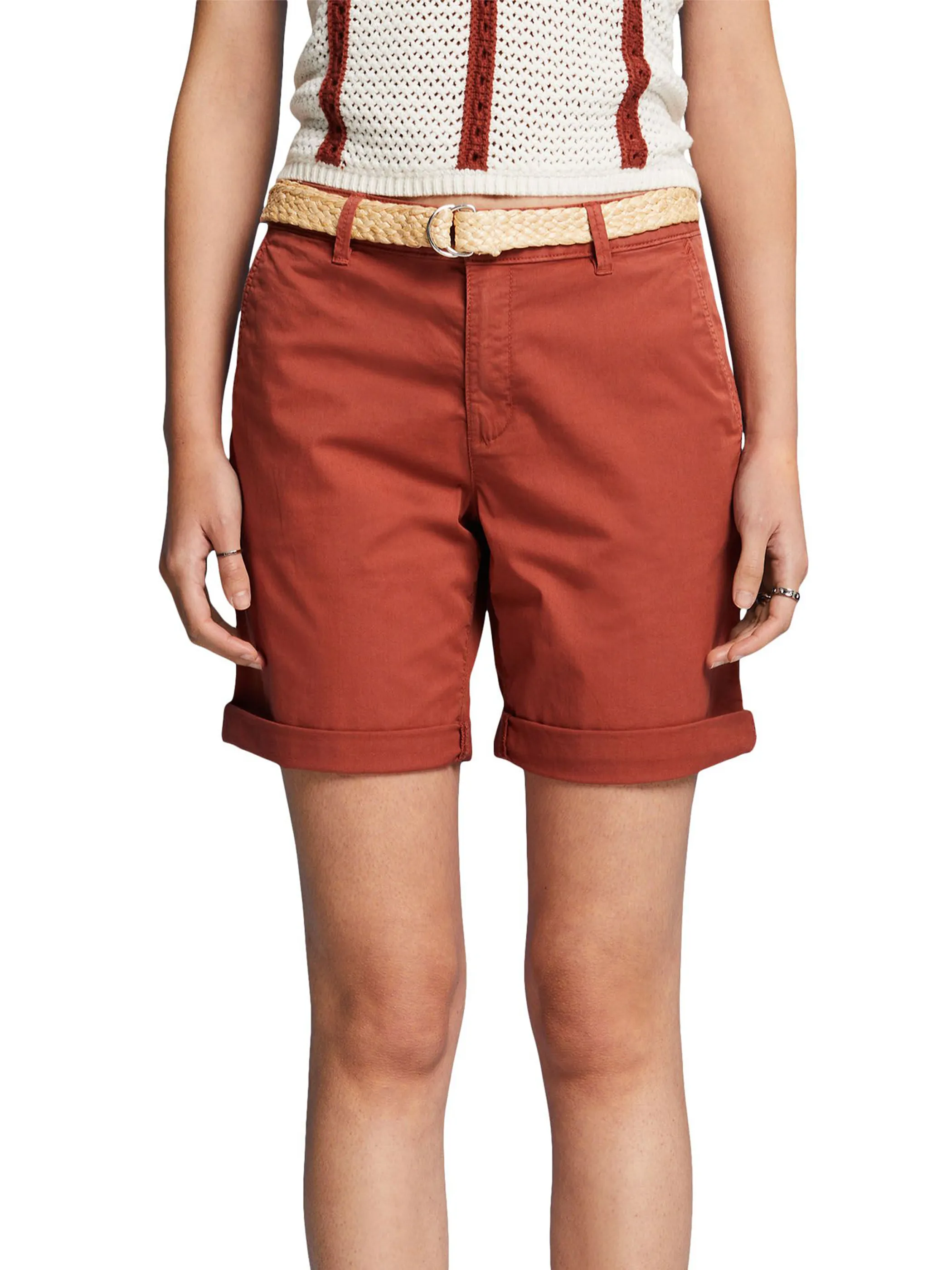 Esprit 033EE1C305 SUS NOOS Chino Orange 880713 E805 3