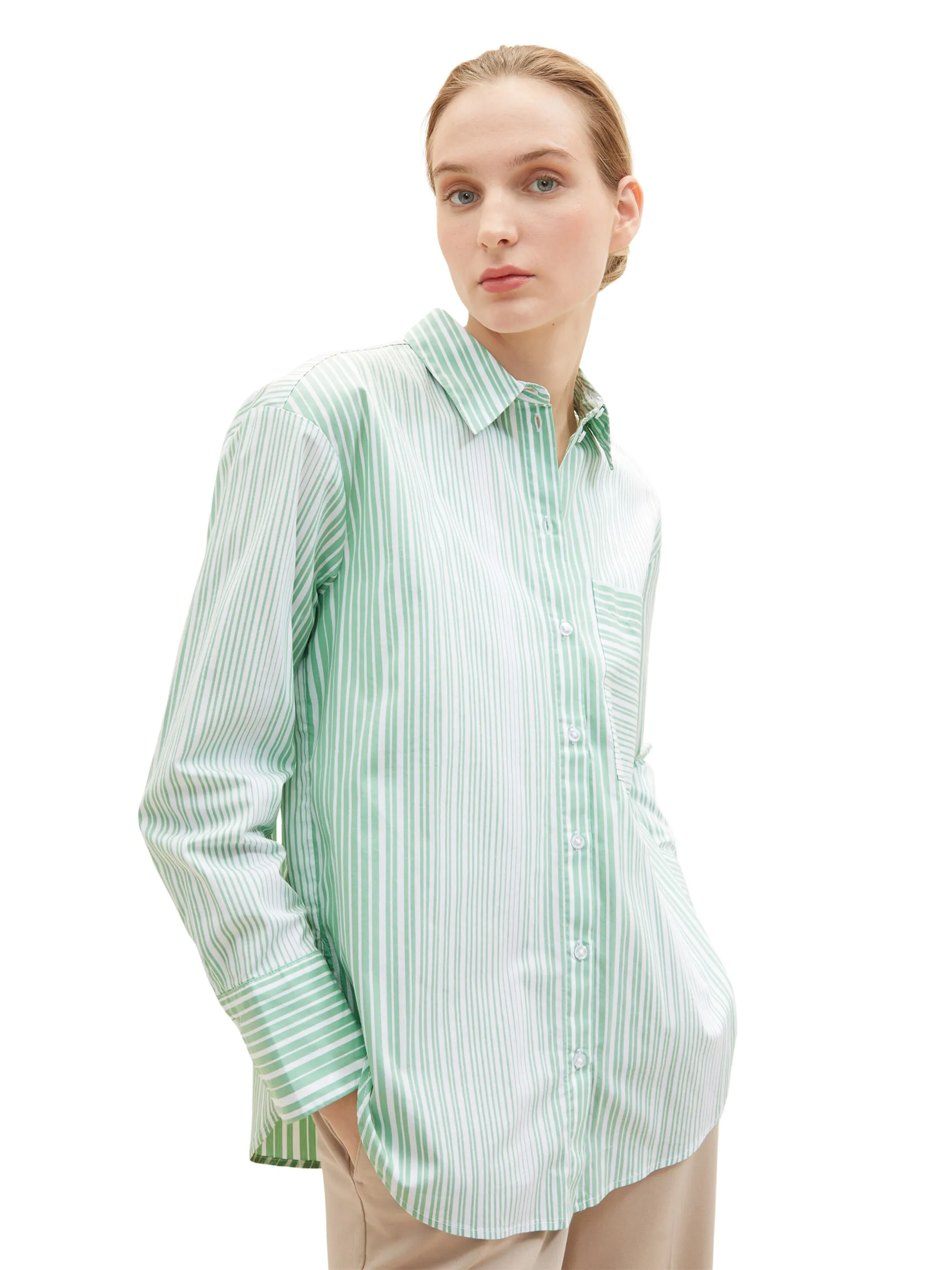 Tom Tailor 1034784 blouse poplin Grün 869492 31129 3