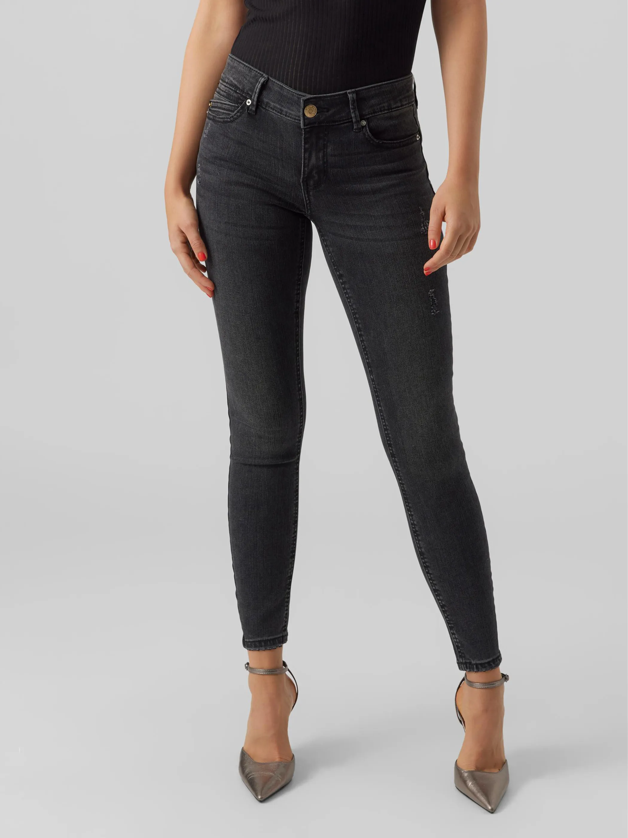 Vero Moda 10279953 VMROBYN LR SKINNY PUS Schwarz 873843 237815 3 Vero Moda 10279953 VMROBYN LR SKINNY PUS Schwarz 873843 237815 3