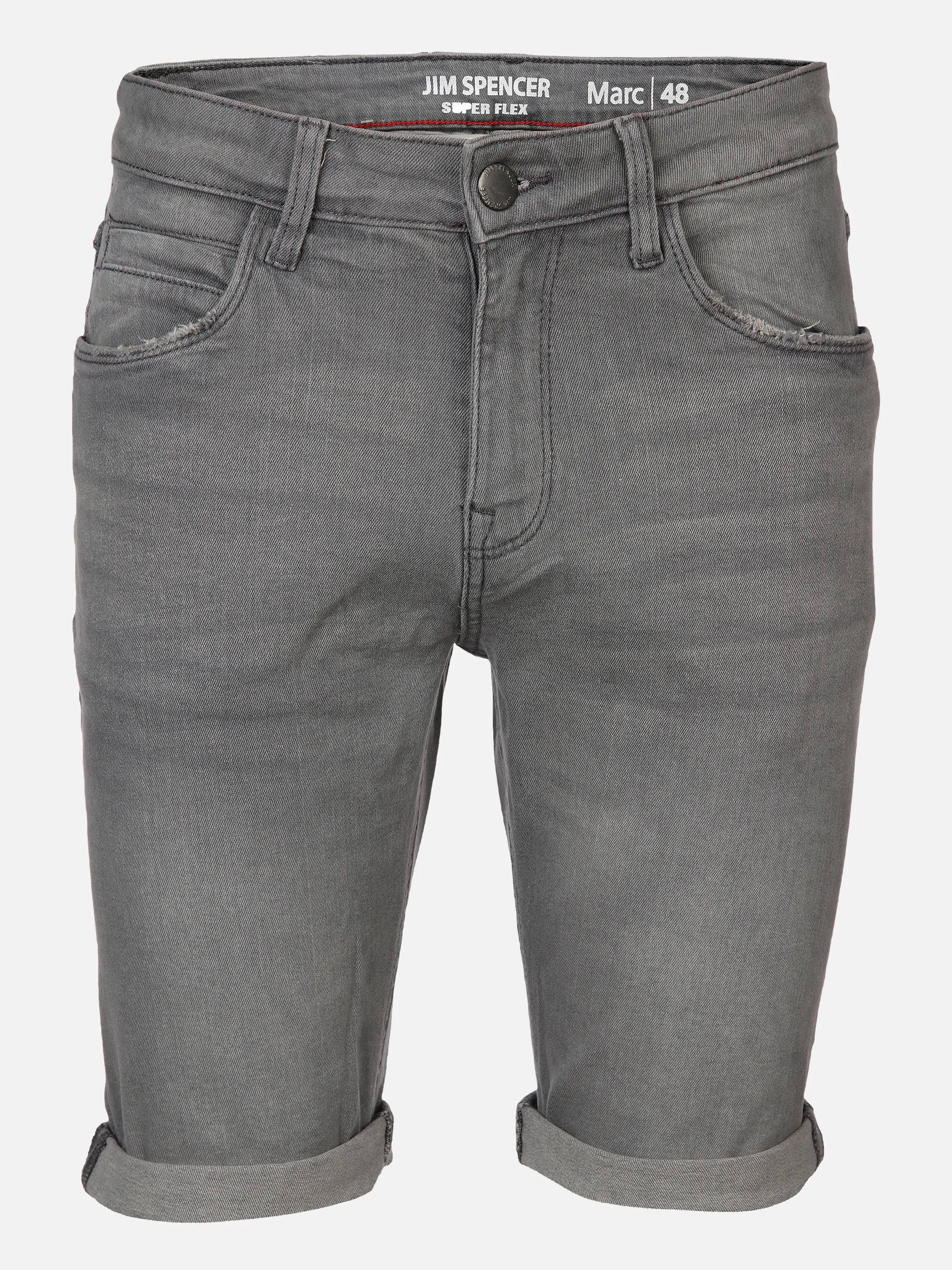 Jim Spencer He. Jeansshort 5 Pocket Grau 832291 GREY 1