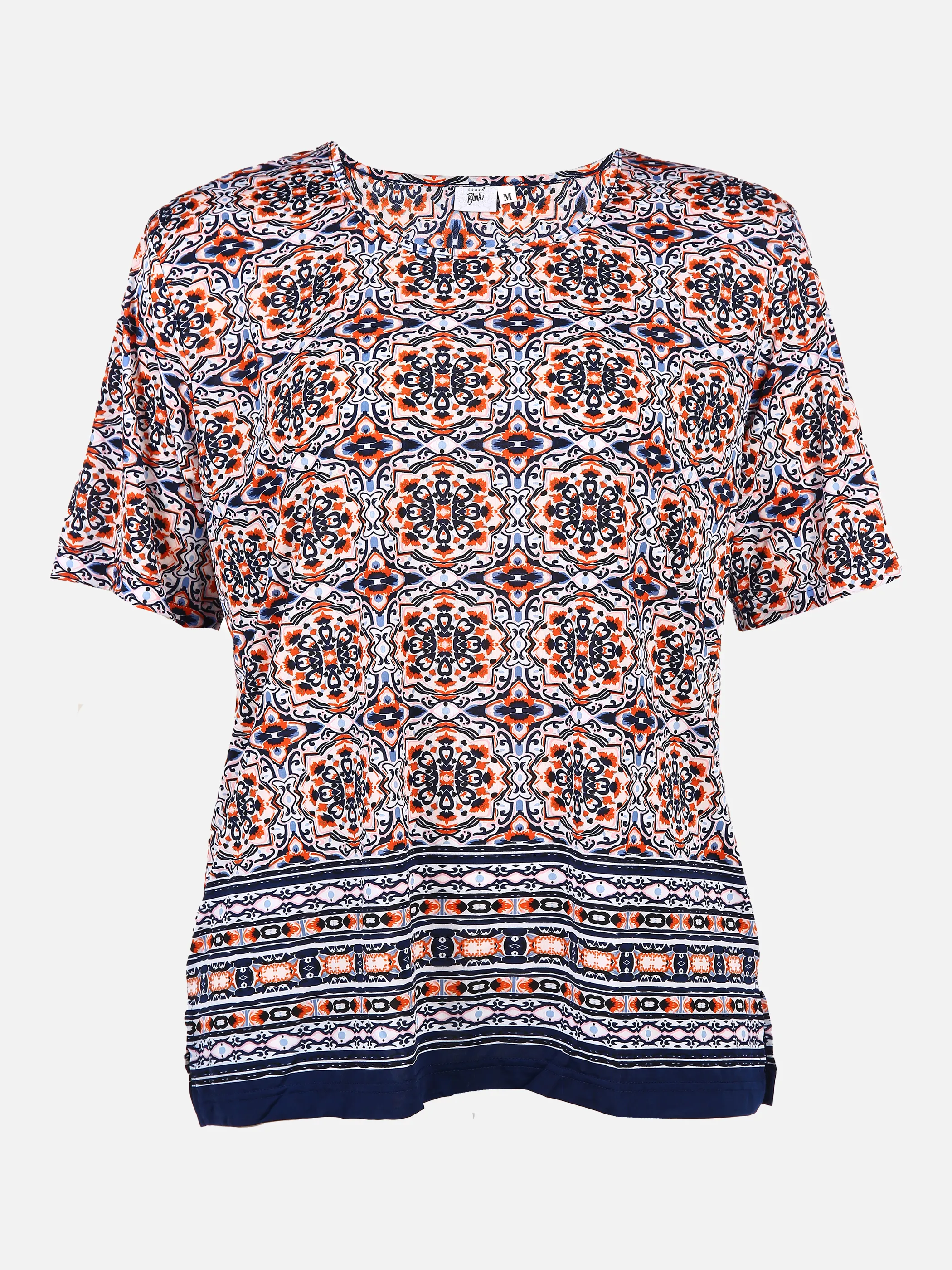 Sonja Blank Da-Gr. Größen Shirt Minimalpri Blau 832421 MARINE/LAC 1