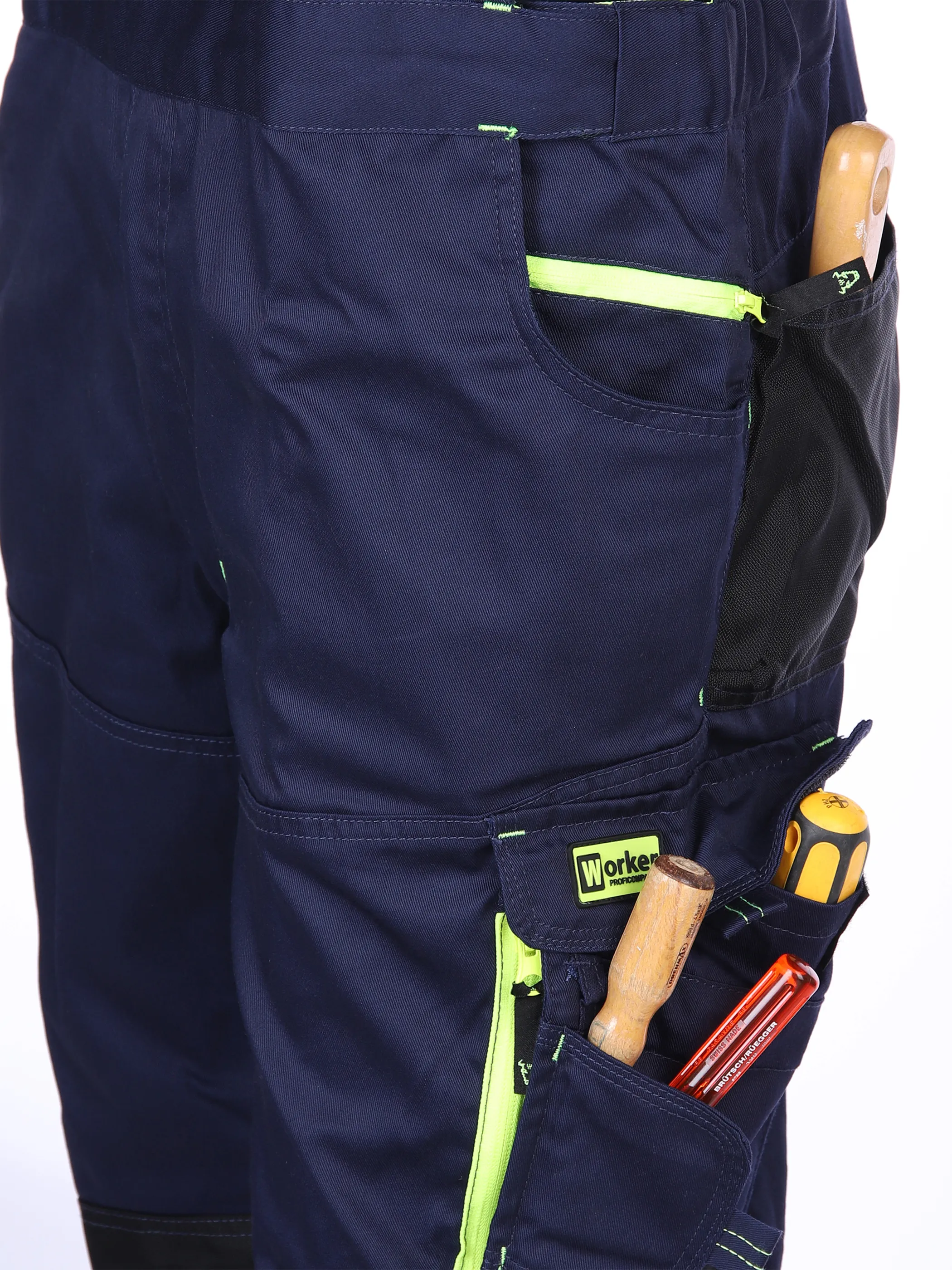 Worker He. Berufslatzhose Neon Blau 830234 NAVY 3