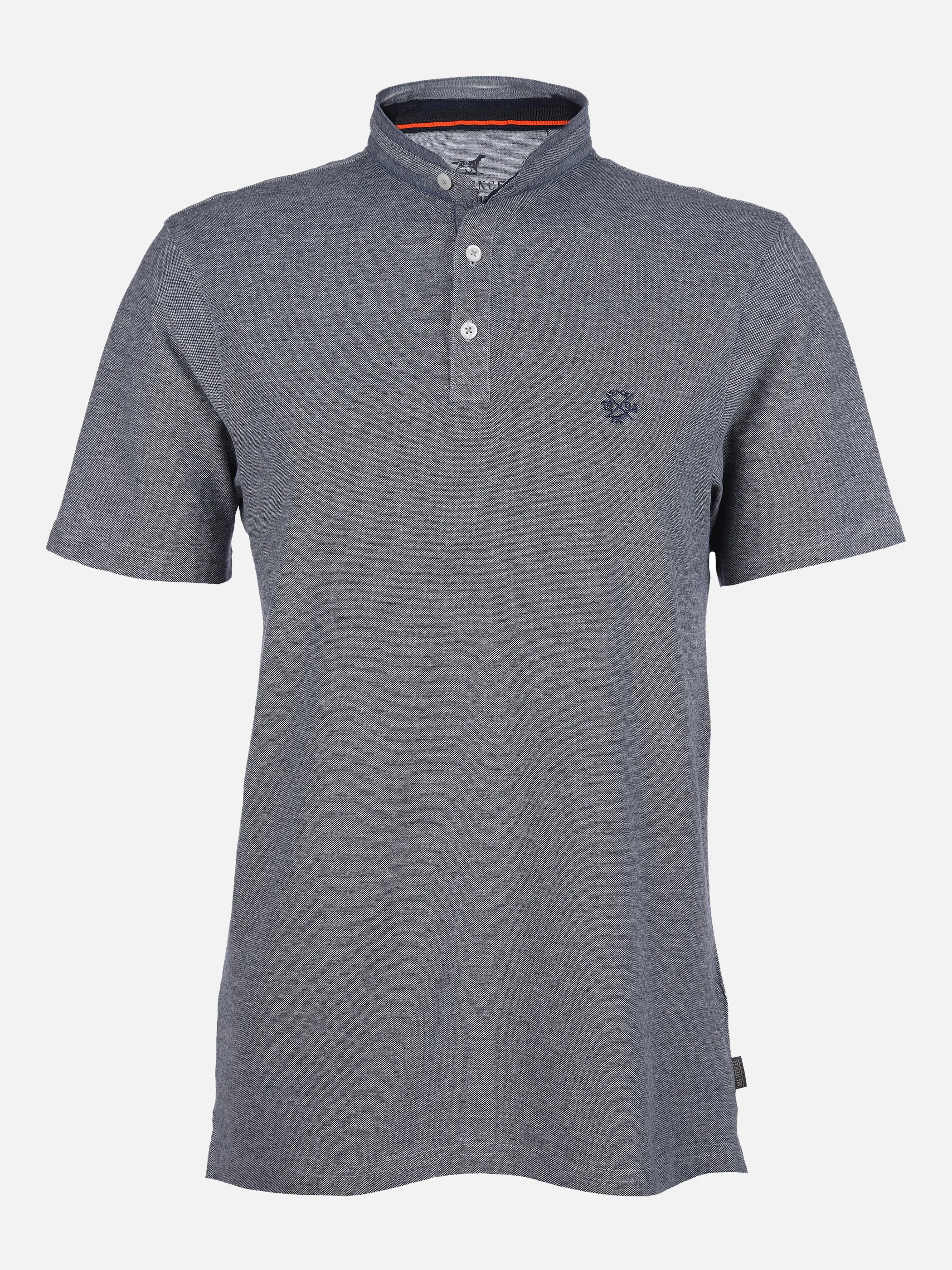 Jim Spencer He. Henleyshirt 1/2 Arm pique Blau 862101 NAVY MEL 1 Jim Spencer He. Henleyshirt 1/2 Arm pique Blau 862101 NAVY MEL 1