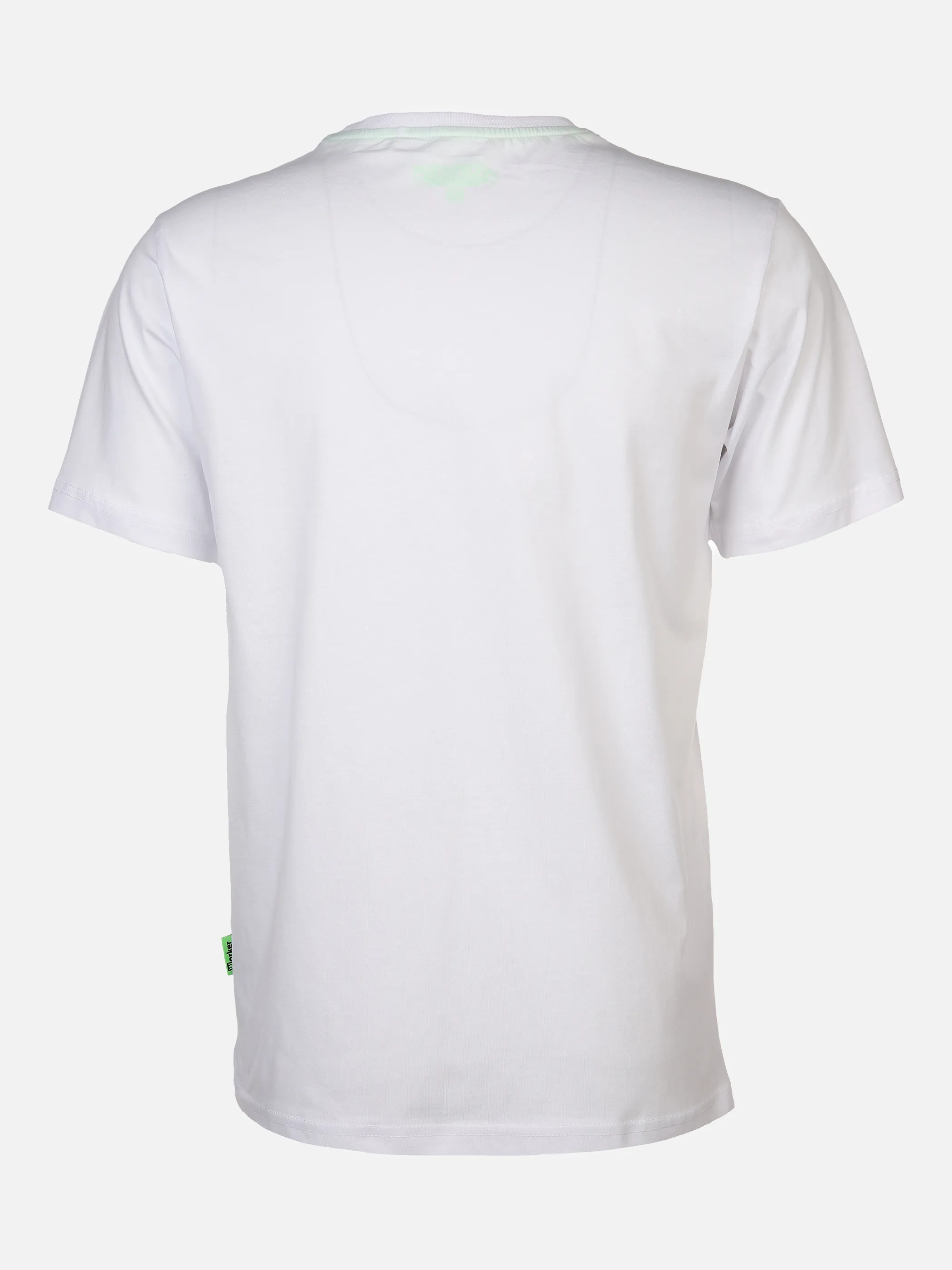 Worker He. T-Shirt 1/2 Arm print Weiß 879104 WHITE 2