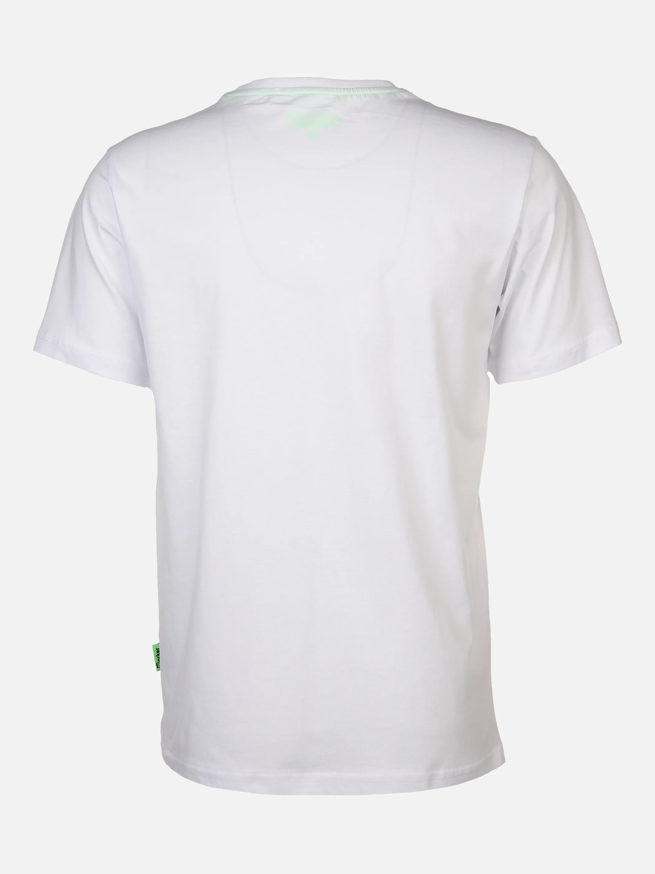 Worker He. T-Shirt 1/2 Arm print Weiß 879104 WHITE 2 Worker He. T-Shirt 1/2 Arm print Weiß 879104 WHITE 2