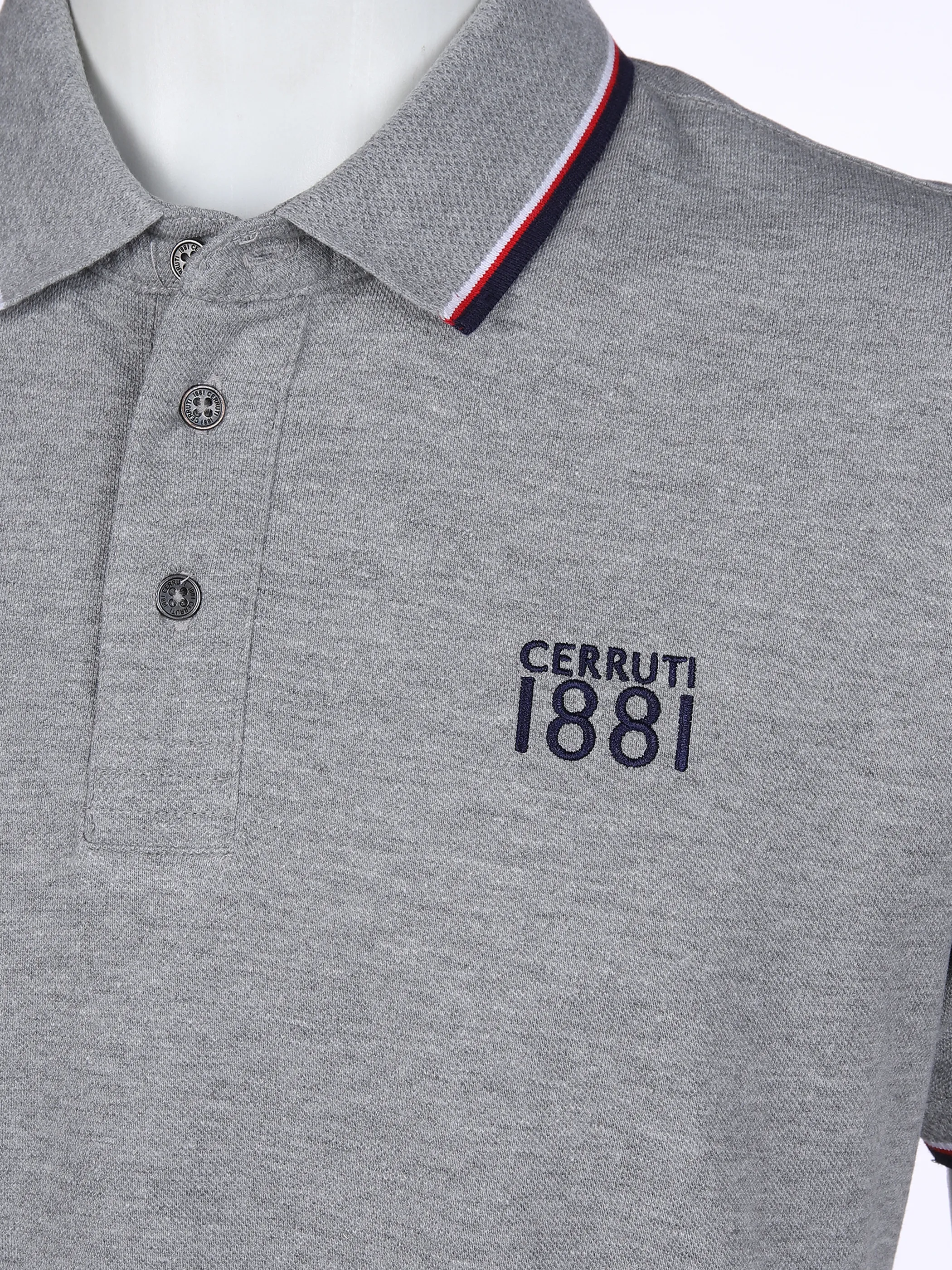 Cerruti 1881 He. Poloshirt 1/2 Arm Cerutti Grau 852934 GREY 3