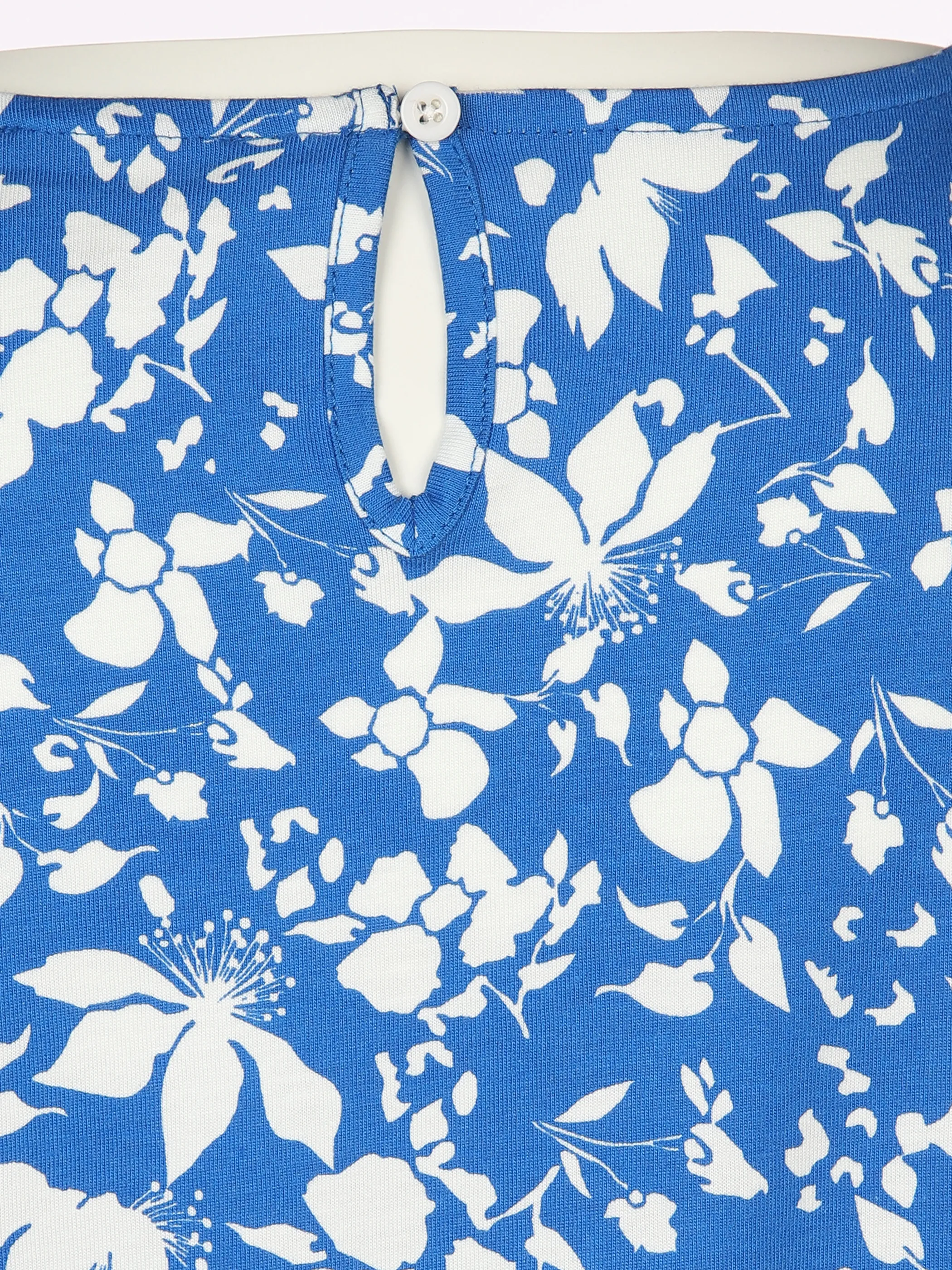 Sure Da-Shirtkleid m. Alloverprint, Blau 875879 SEEBLAU/WE 3