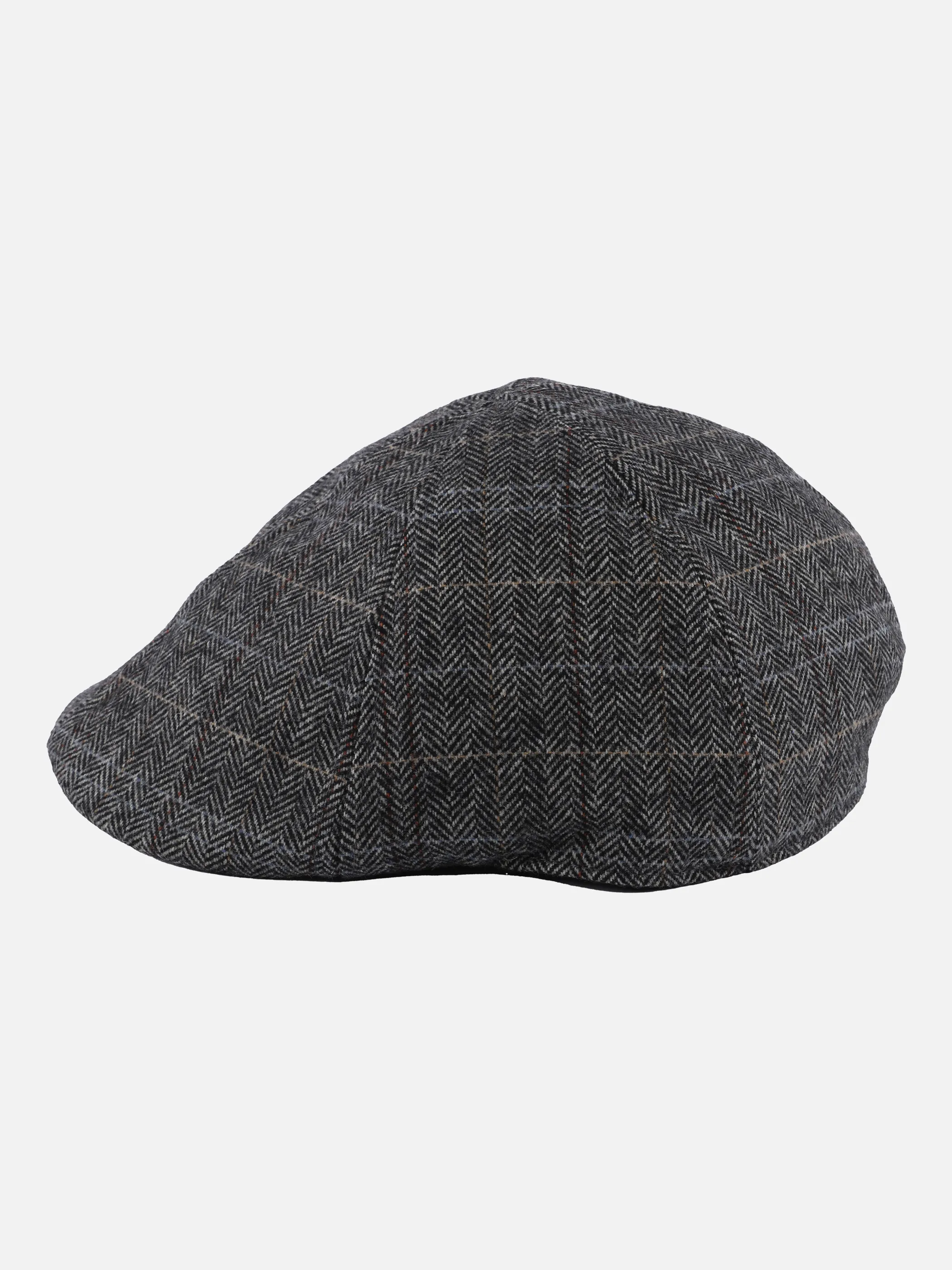 Jim Spencer He. Schiebermütze wool-check Grau 870280 GREY CHECK 2