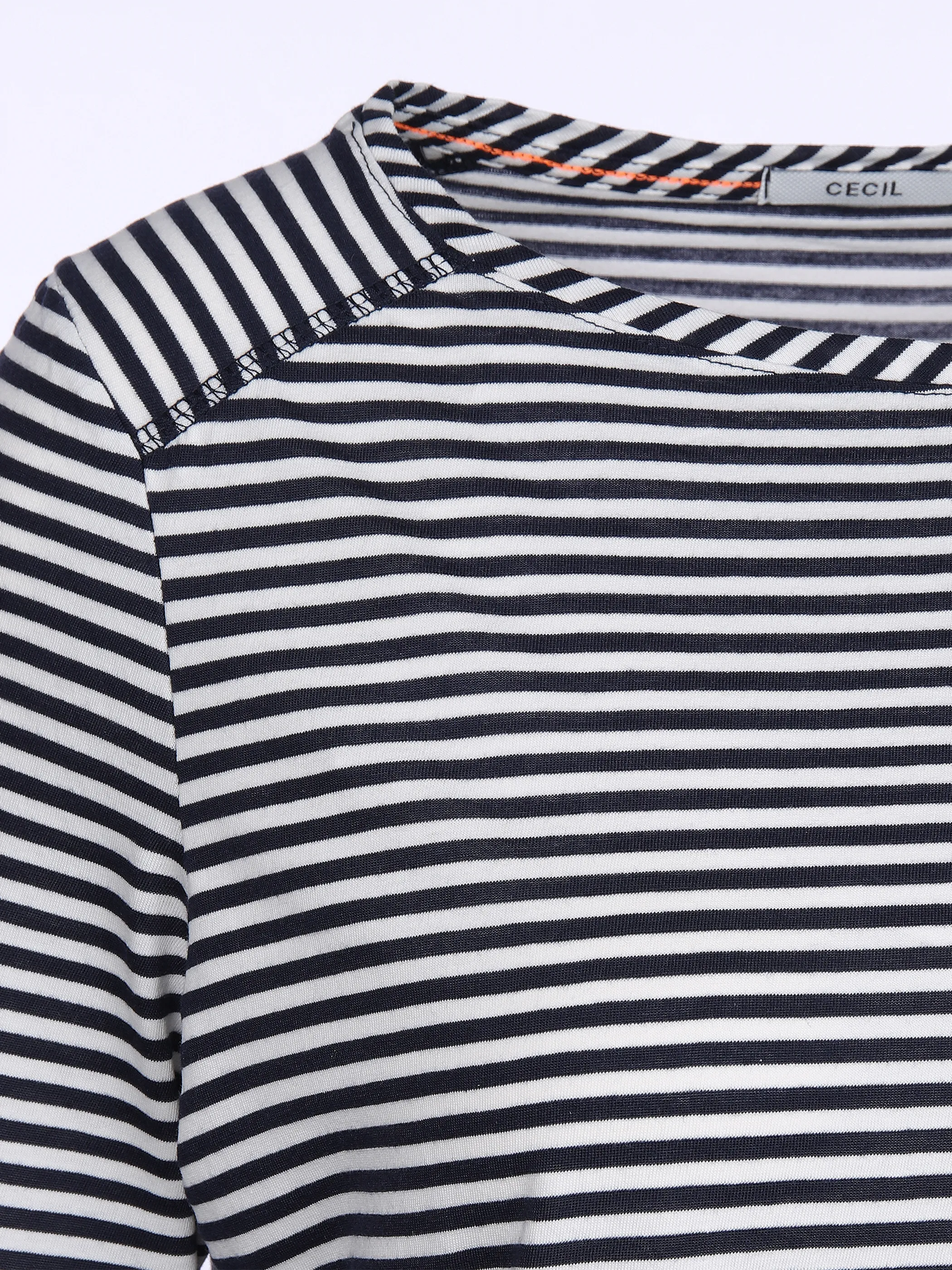Cecil B317471 NOS Basic Stripe Shirt Blau 865005 20128 3 Cecil B317471 NOS Basic Stripe Shirt Blau 865005 20128 3
