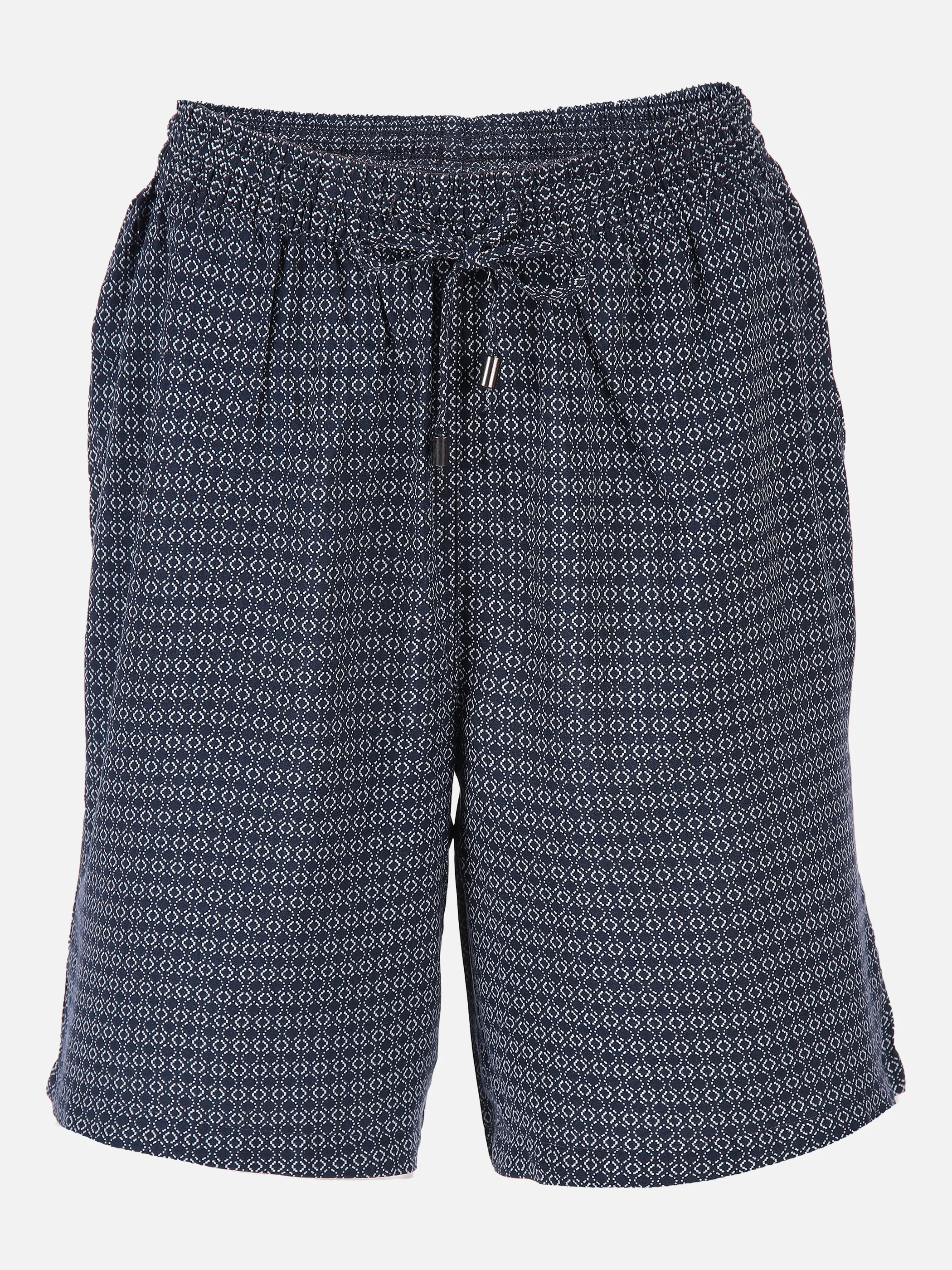Sure Da-Viskose-Bermuda bedruckt Blau 836876 NAVY/WHITE 1