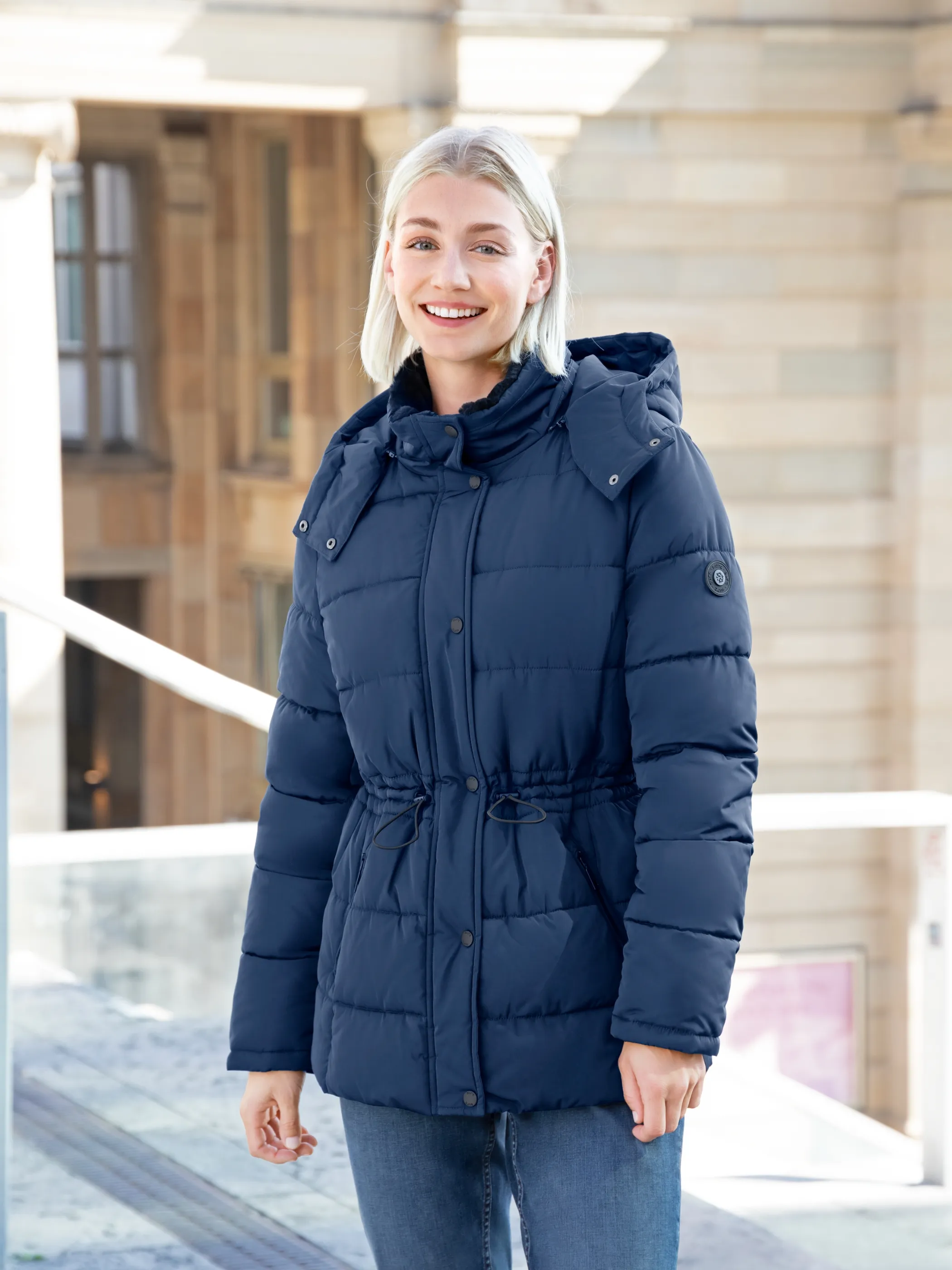 Sure Da-Steppjacke m. Kapuze Marine 880409 NAVY 5 Sure Da-Steppjacke m. Kapuze Marine 880409 NAVY 5