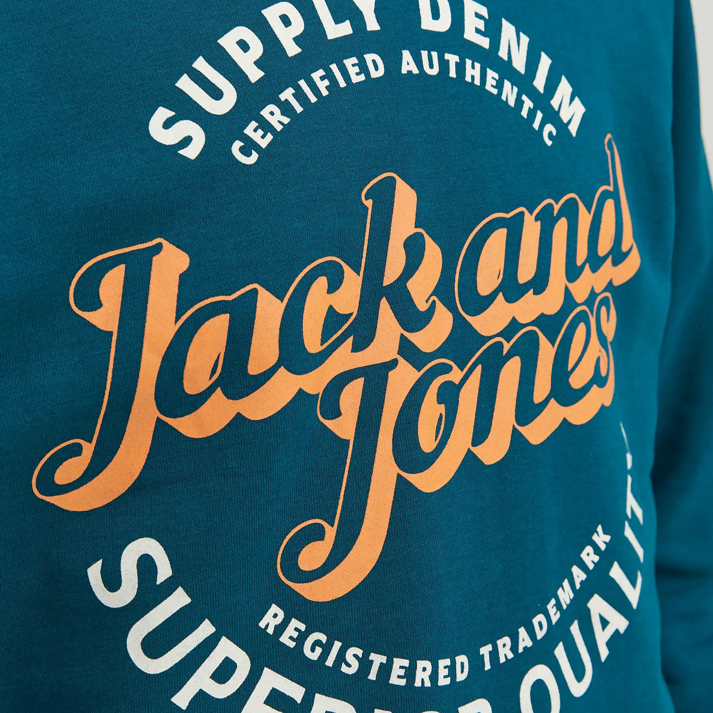 Jack Jones 12236177 JJMIKK SWEAT CREW NEC Blau 880380 259195001 3