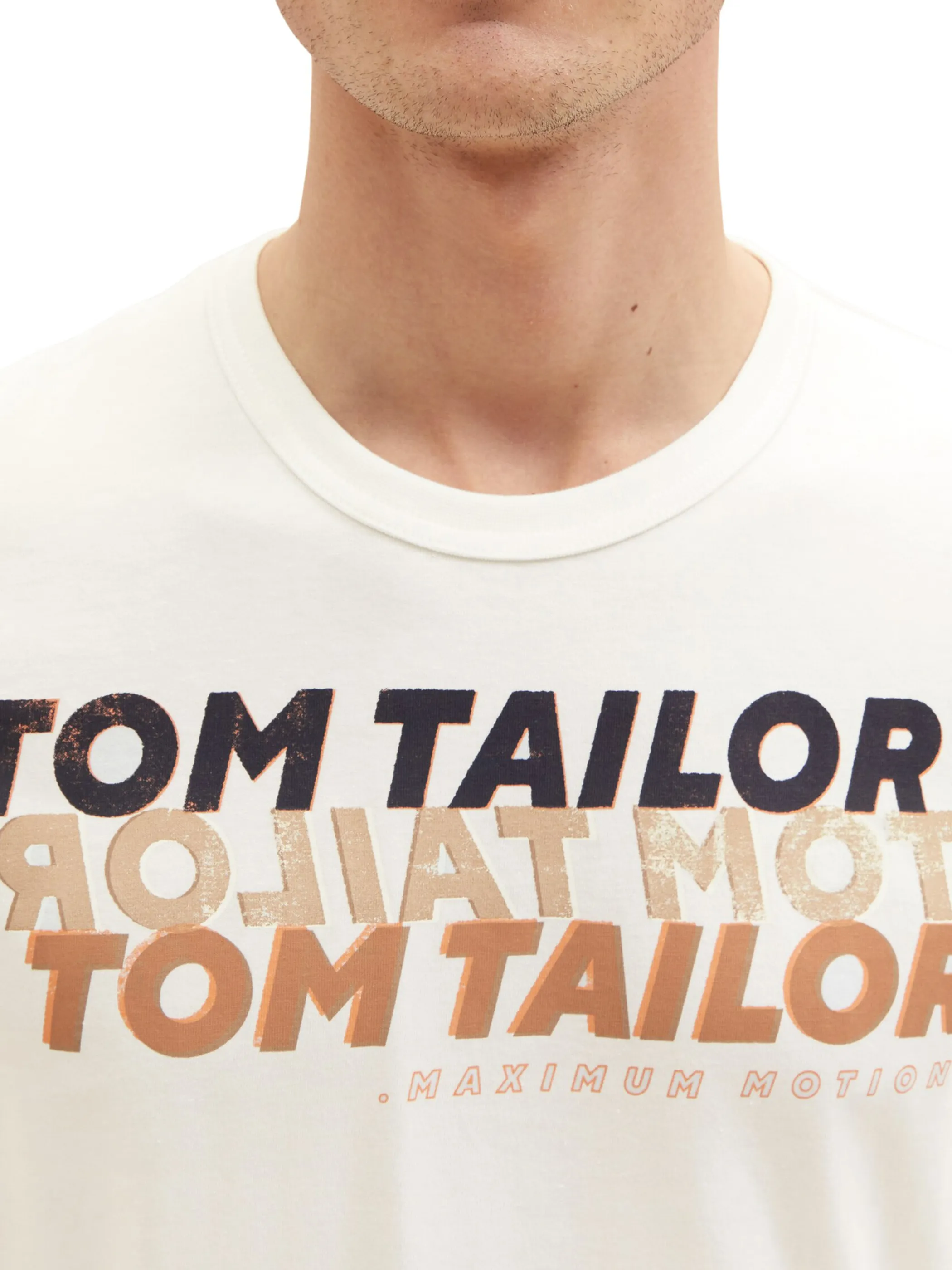 Tom Tailor 1036426 wording logo print t-shirt Weiß 880537 10332 3 Tom Tailor 1036426 wording logo print t-shirt Weiß 880537 10332 3