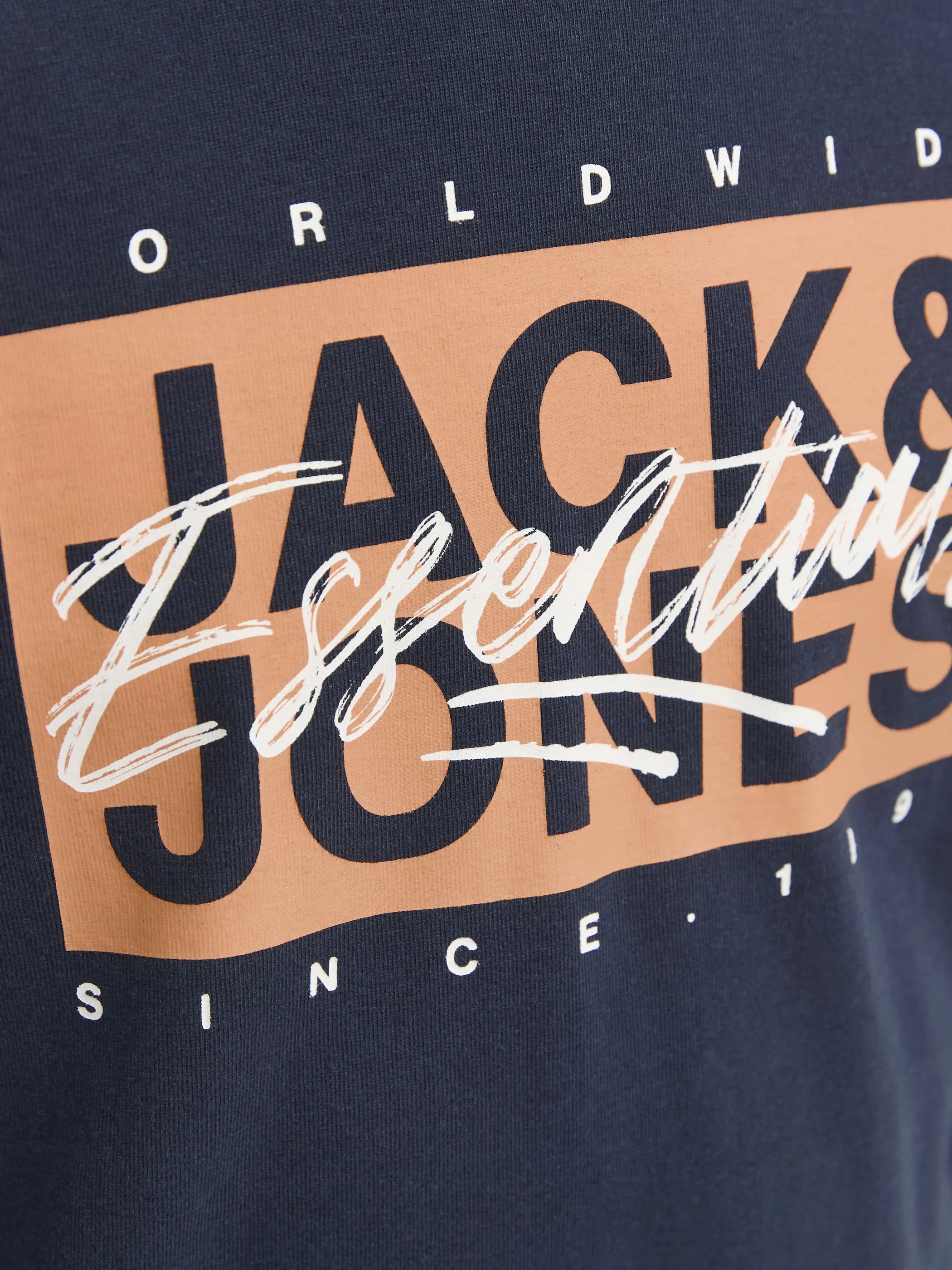 Jack&Jones Junior 12269876 JJCOLTON TEE SS CREW Schwarz 907283 175917 4