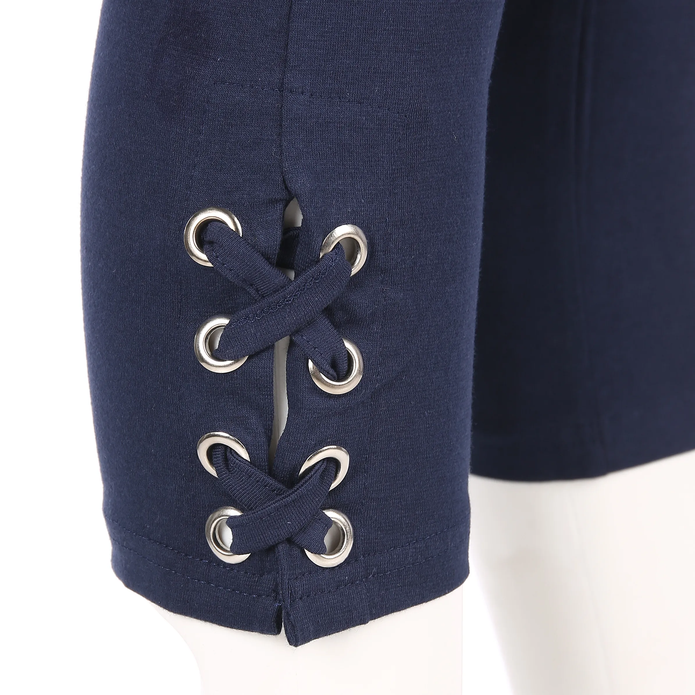Boule Fashion Da-Capri-Leggings mit Ösen Blau 810403 NAVY 3 Boule Fashion Da-Capri-Leggings mit Ösen Blau 810403 NAVY 3