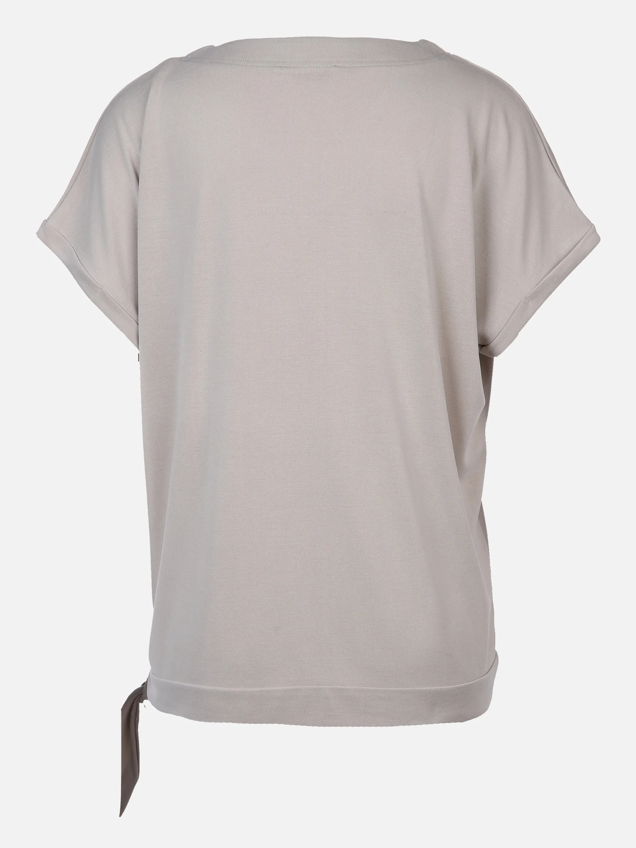 Lisa Tossa Da-Halbarm-Shirt m.Bindebandde Grau 864661 TAUPE 2 Lisa Tossa Da-Halbarm-Shirt m.Bindebandde Grau 864661 TAUPE 2