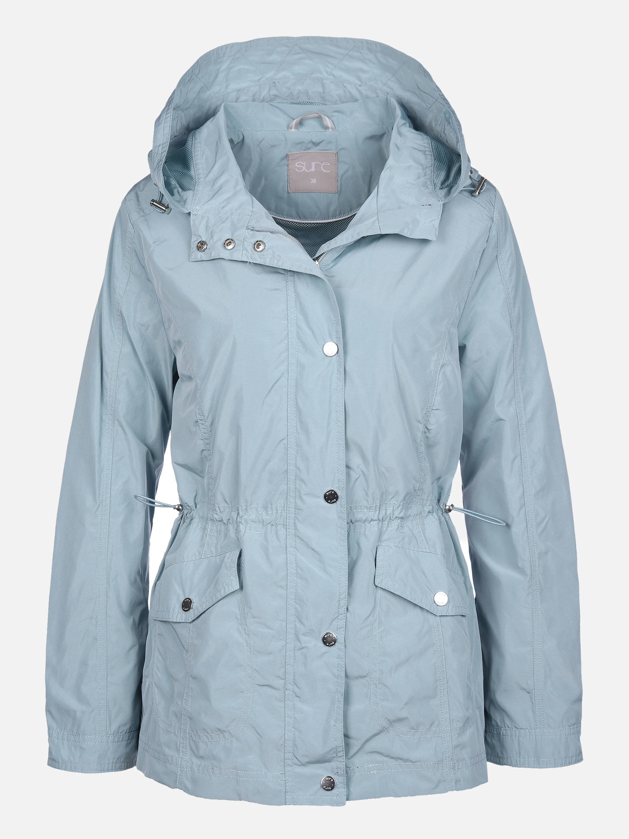 Sure Da-Übergangsjacke m. Kapuze Blau 862058 SALBEI 1 Sure Da-Übergangsjacke m. Kapuze Blau 862058 SALBEI 1