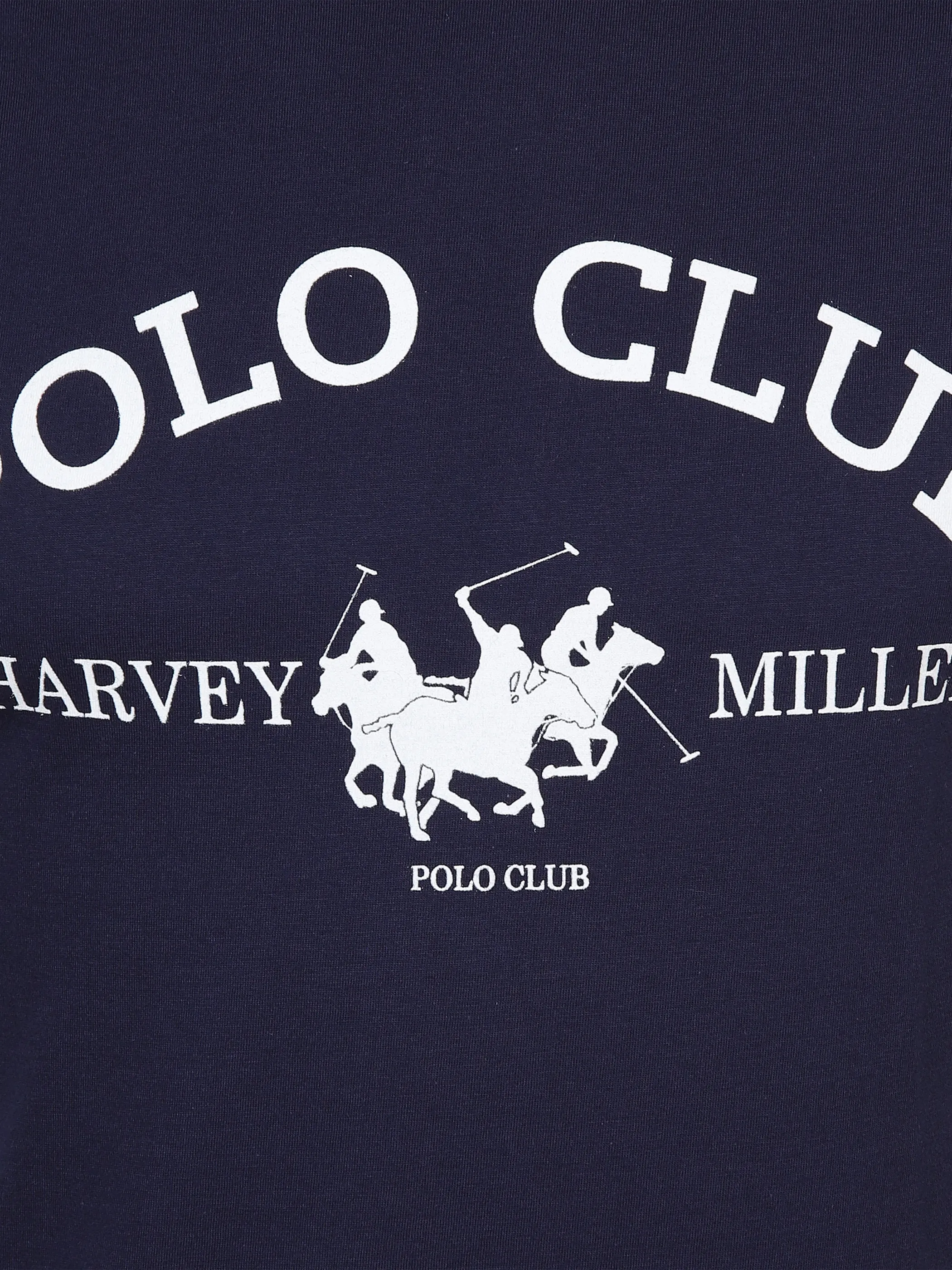 Harvey Miller He. T-Shirt 1/2 Arm Logo Blau 882848 NAVY 3