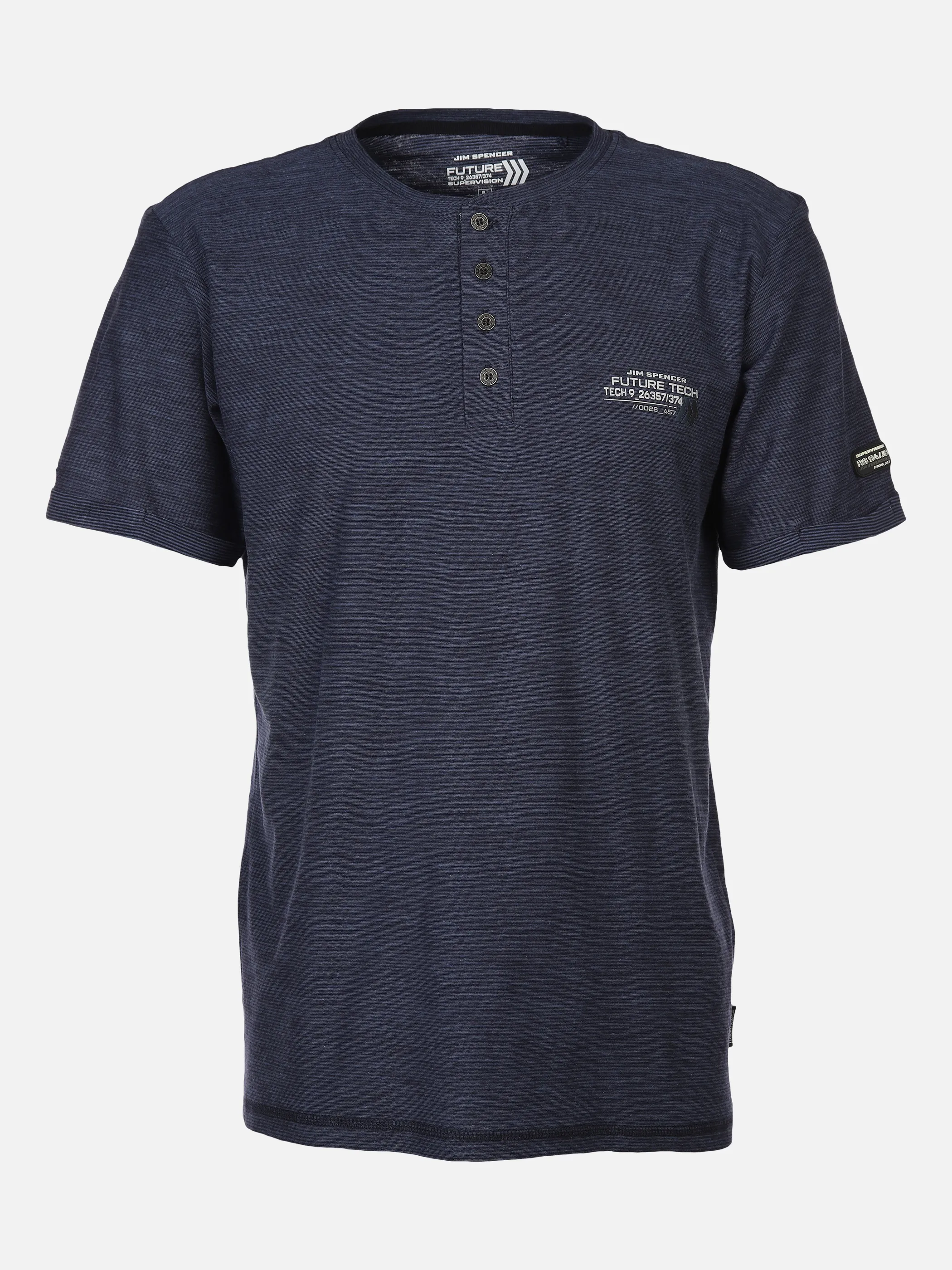 Jim Spencer He. Henleyshirt 1/2 Arm grindle Marine 873091 NAVY 1 Jim Spencer He. Henleyshirt 1/2 Arm grindle Marine 873091 NAVY 1