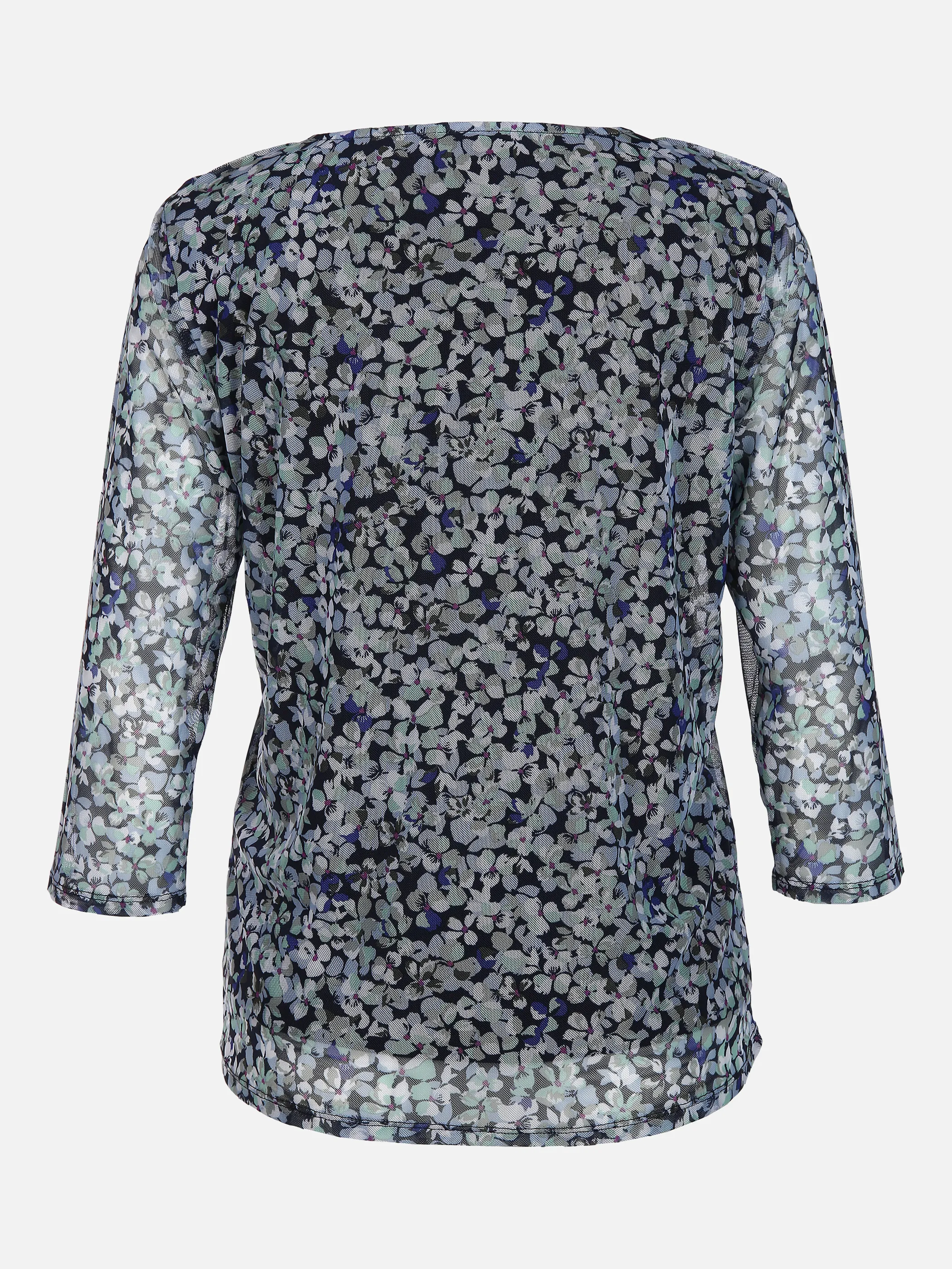 Tom Tailor 1025280 T-shirt mesh blouse Blau 850255 27263 2