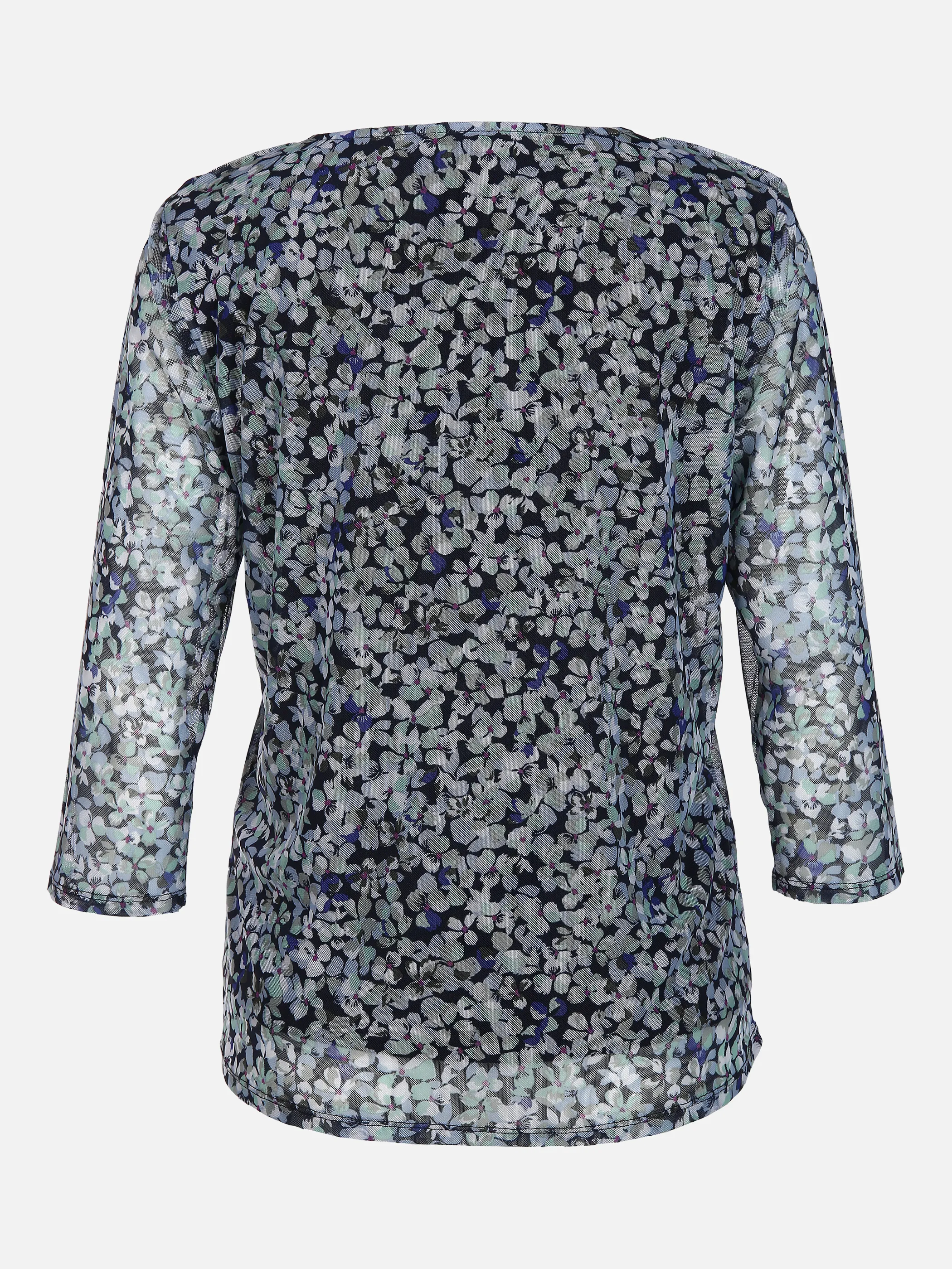 Tom Tailor 1025280 T-shirt mesh blouse Blau 850255 27263 2 Tom Tailor 1025280 T-shirt mesh blouse Blau 850255 27263 2