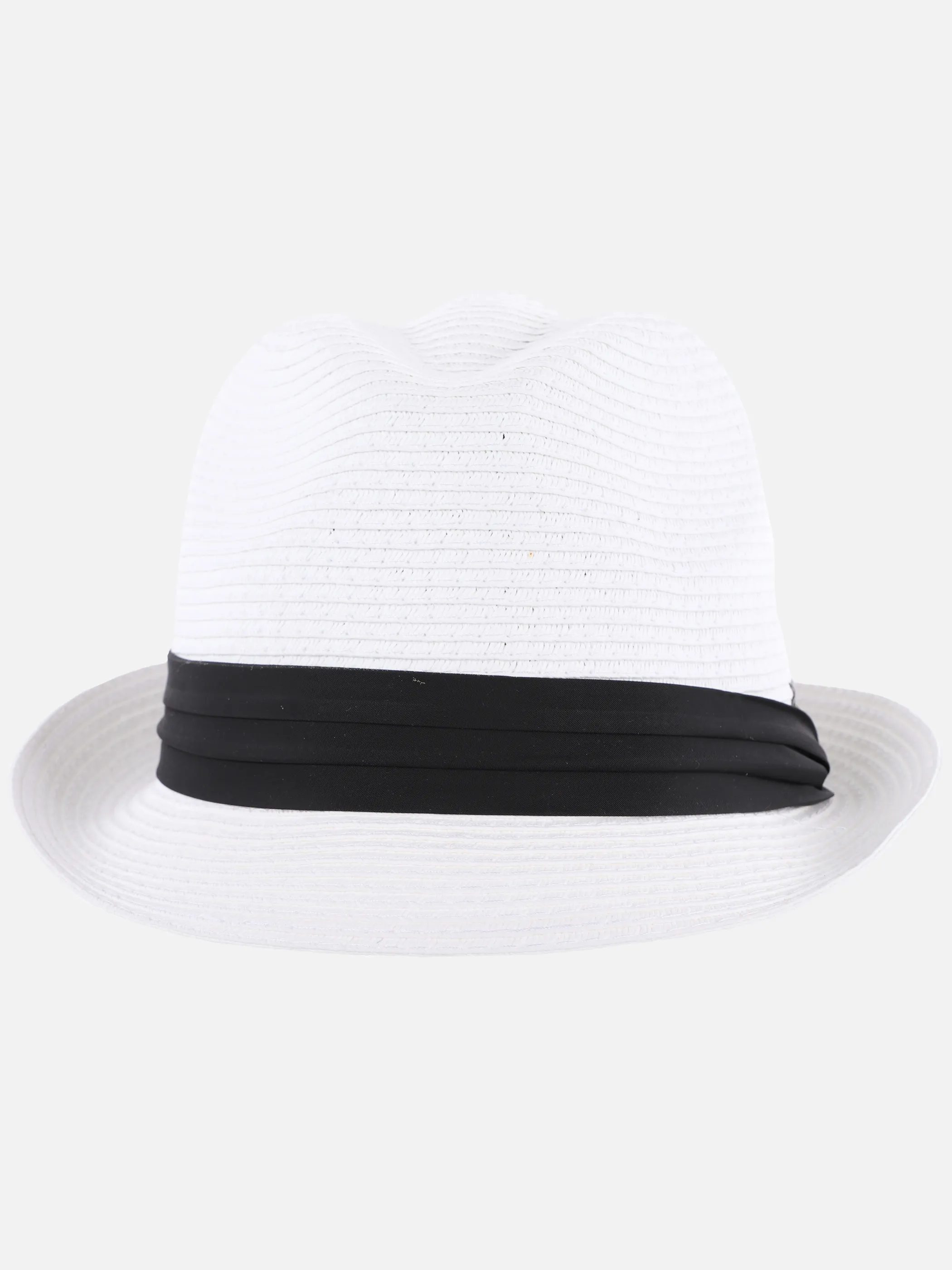 Sure Da-Trilby-Hut m. Kontrastband Weiß 894502 WHITEBLACK 1