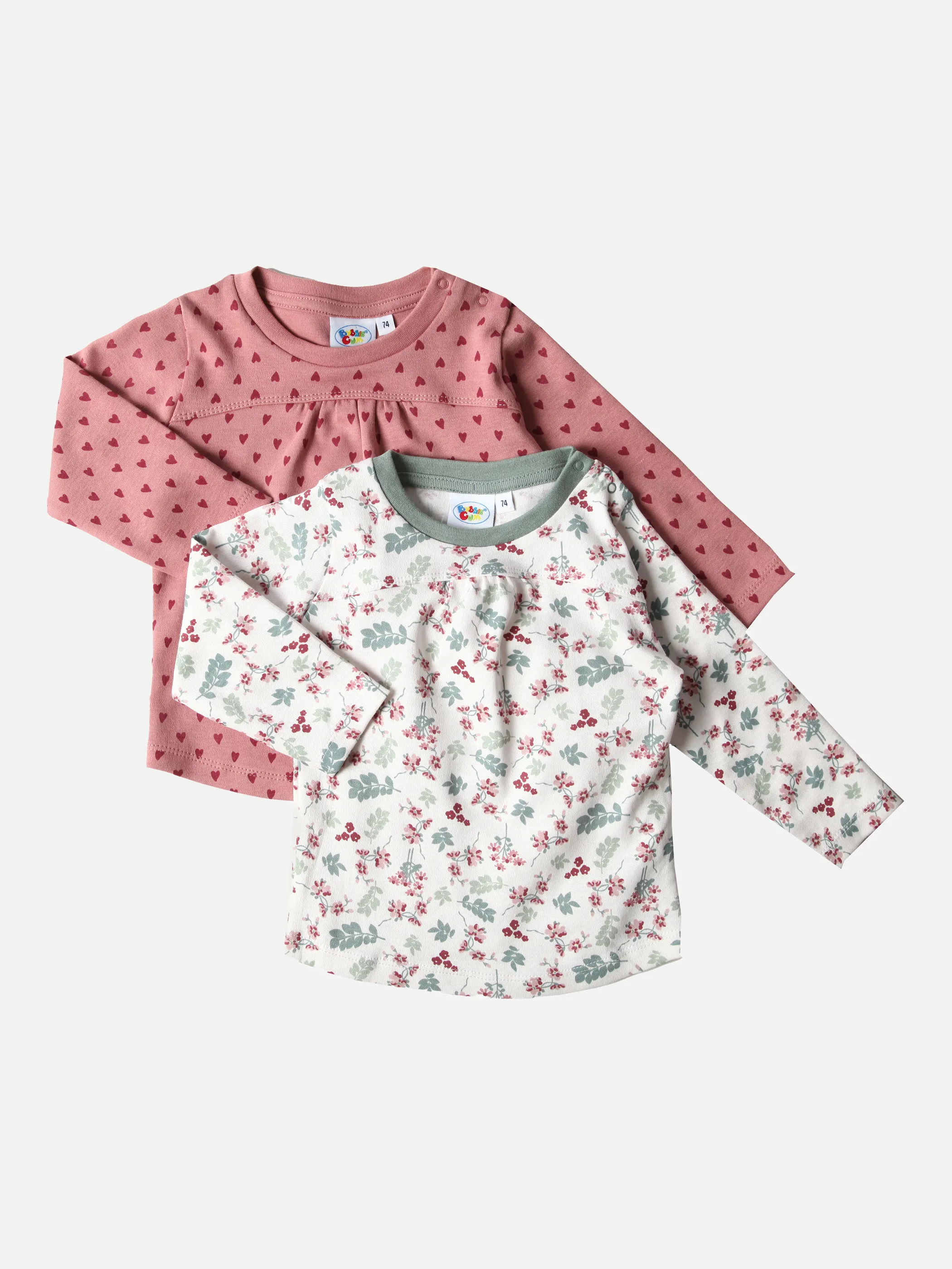 Bubble Gum BG Longsleeve Shirt 2er Pack Rosa 871276 ROSE 1 Bubble Gum BG Longsleeve Shirt 2er Pack Rosa 871276 ROSE 1