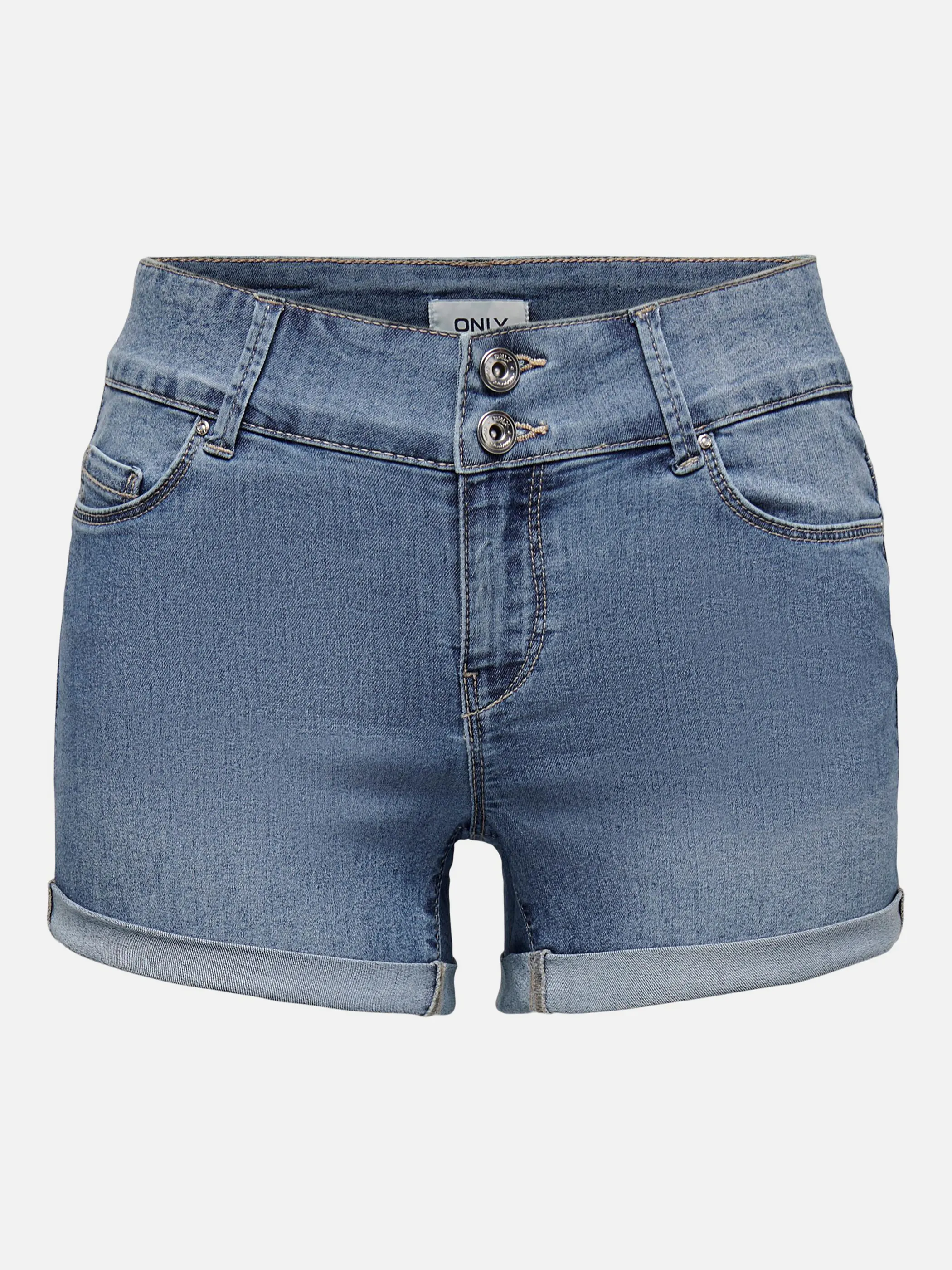 Only 15243798 ONLCARMEN REG SHORTS Blau 863250 177934 1