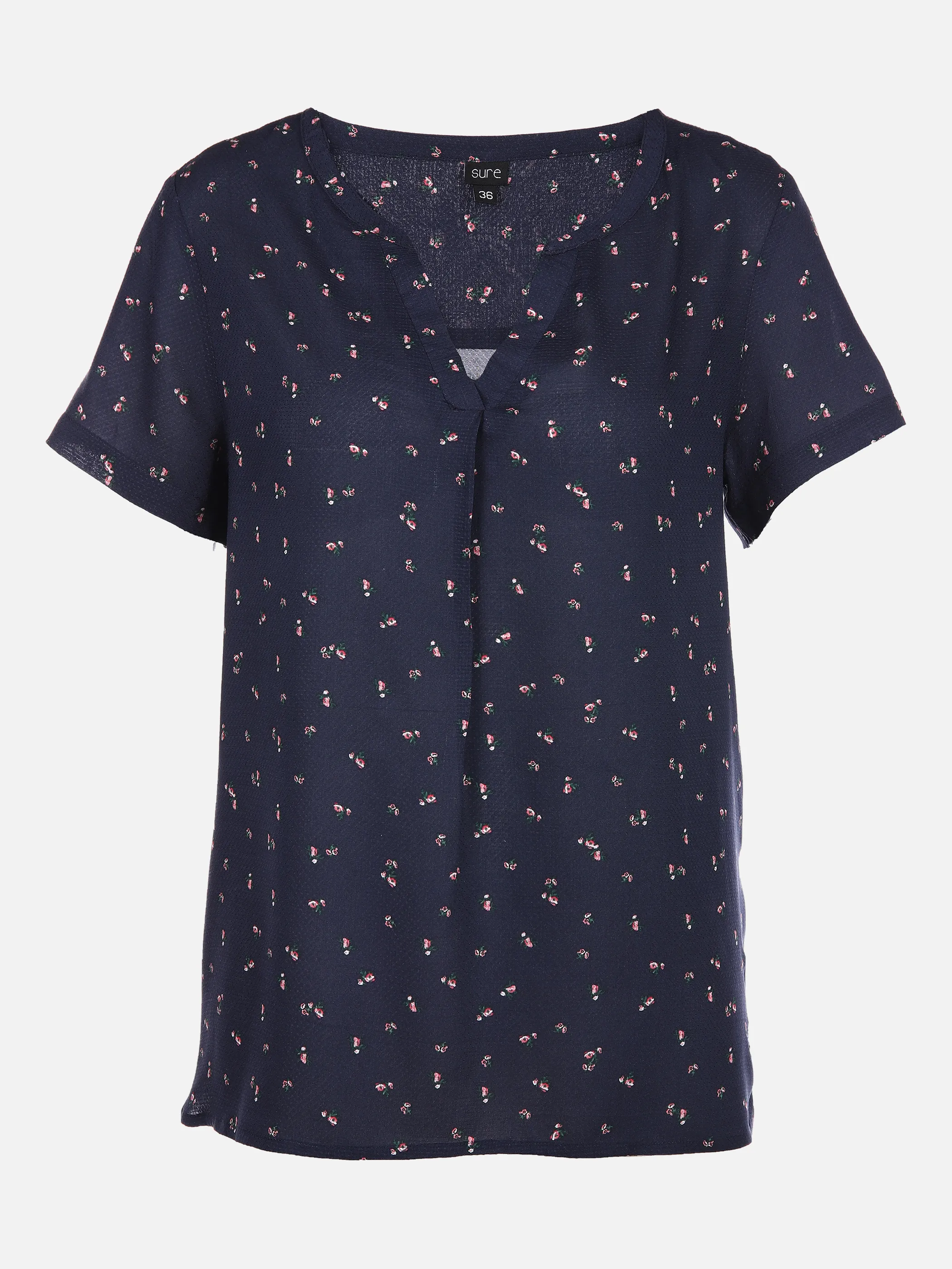 Sure Da-Bluse, V-Ausschnitt Blau 853378 3. NANY 1 Sure Da-Bluse, V-Ausschnitt Blau 853378 3. NANY 1