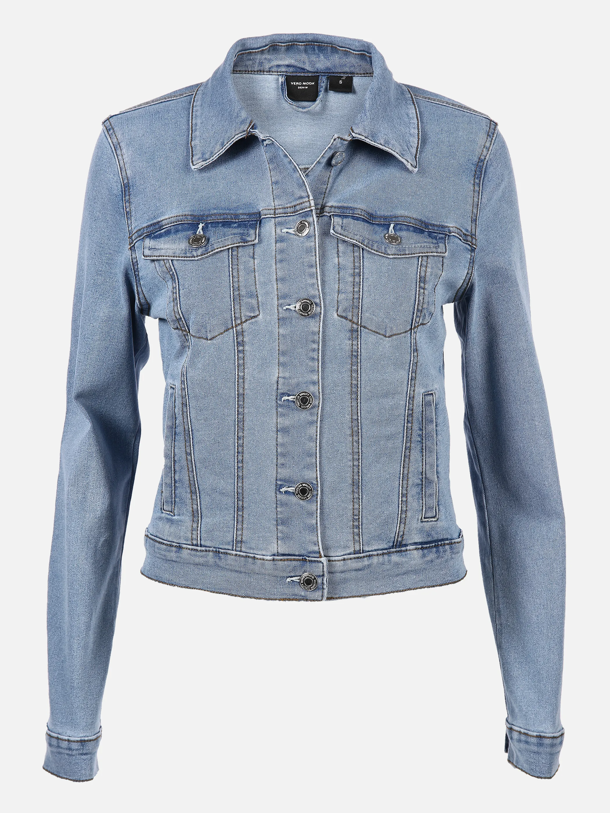 Vero Moda 10193085 VMHOT SOYA LS DENIM J Blau 778676 178000 1