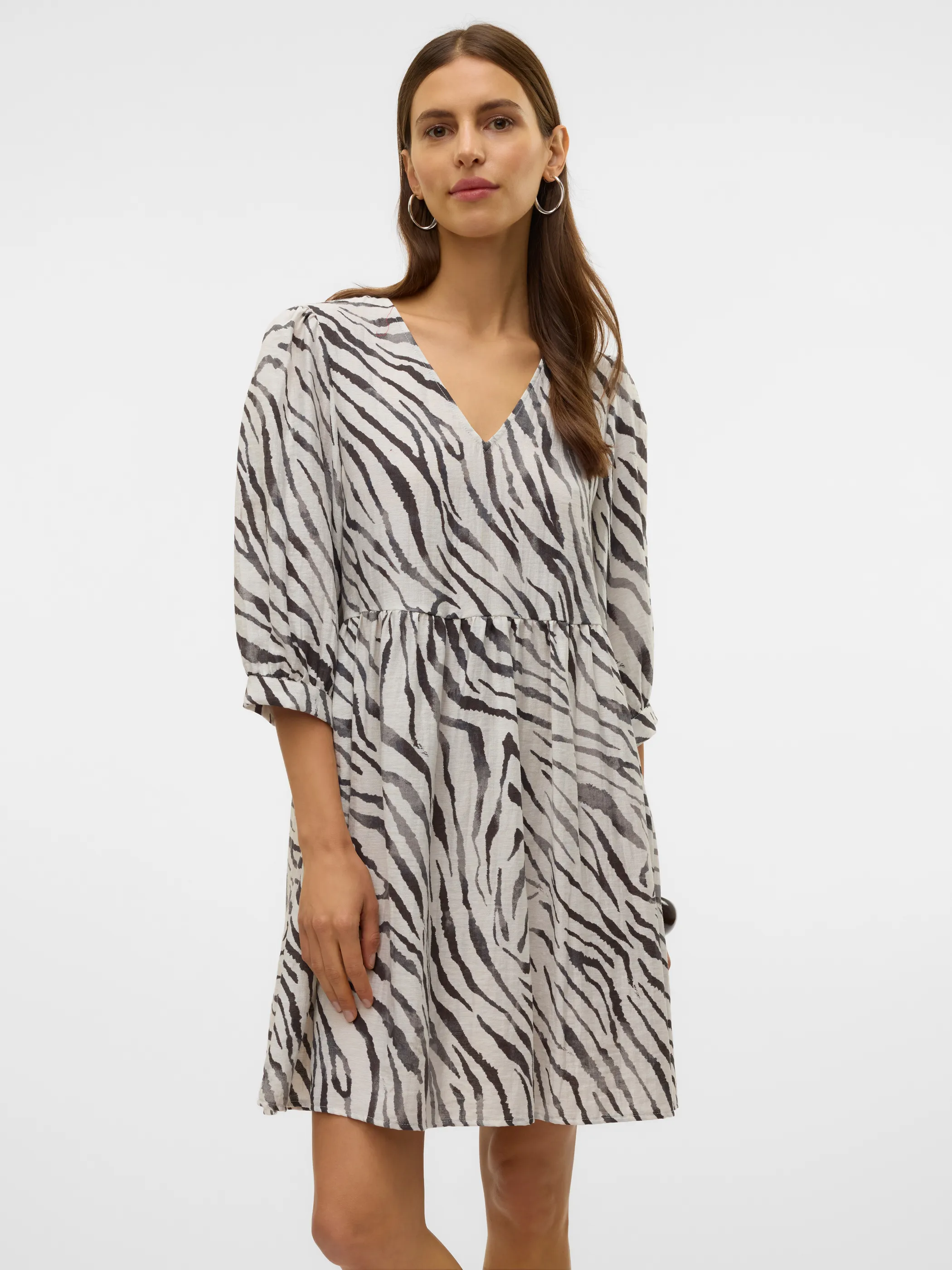 Vero Moda 10330063 VMDORA DESY 3/4 V-N S Weiß 908955 178857001 3