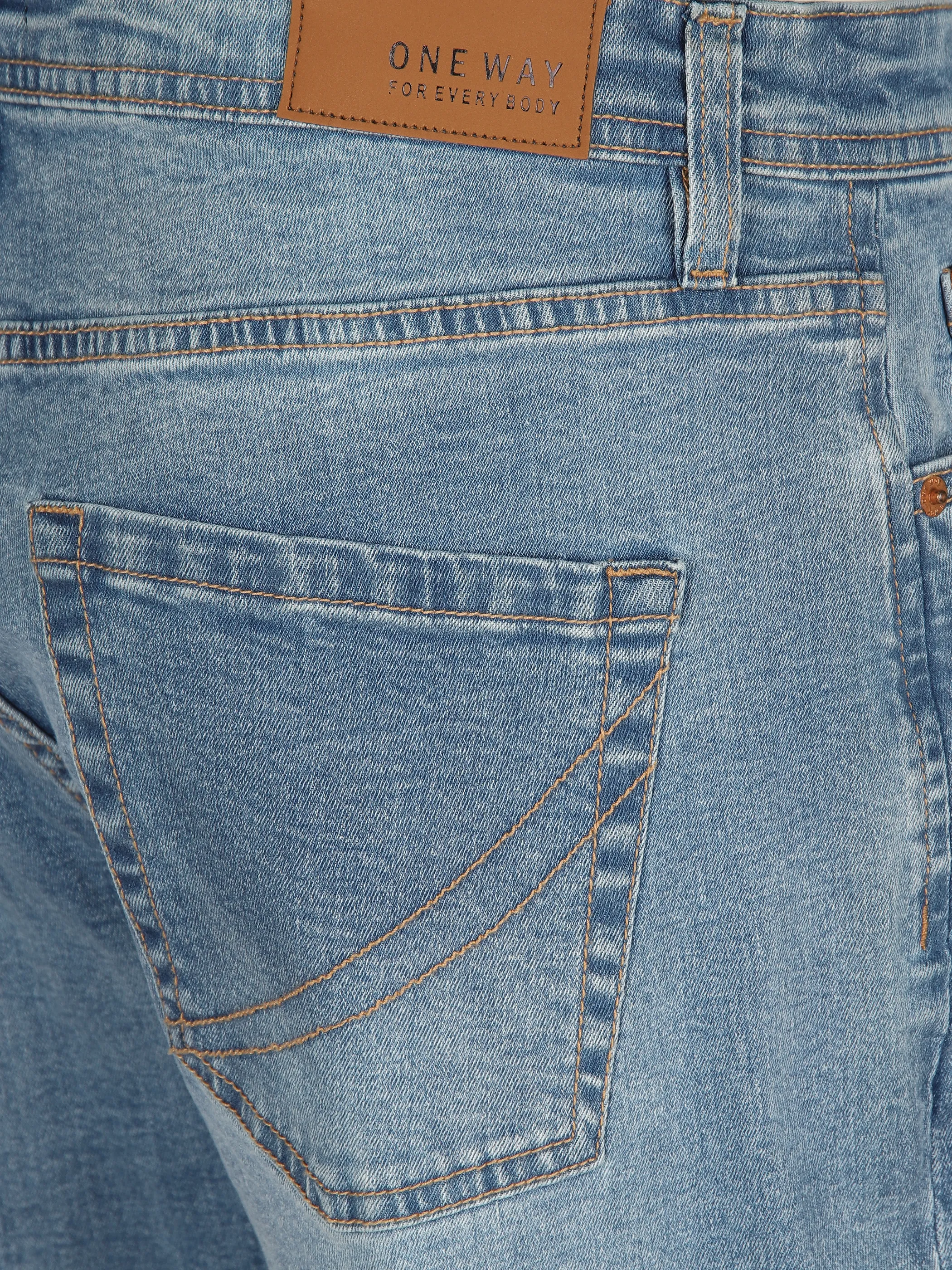 One Way YF-He- Five- Pocket Jeans Blau 891521 BLUE 4